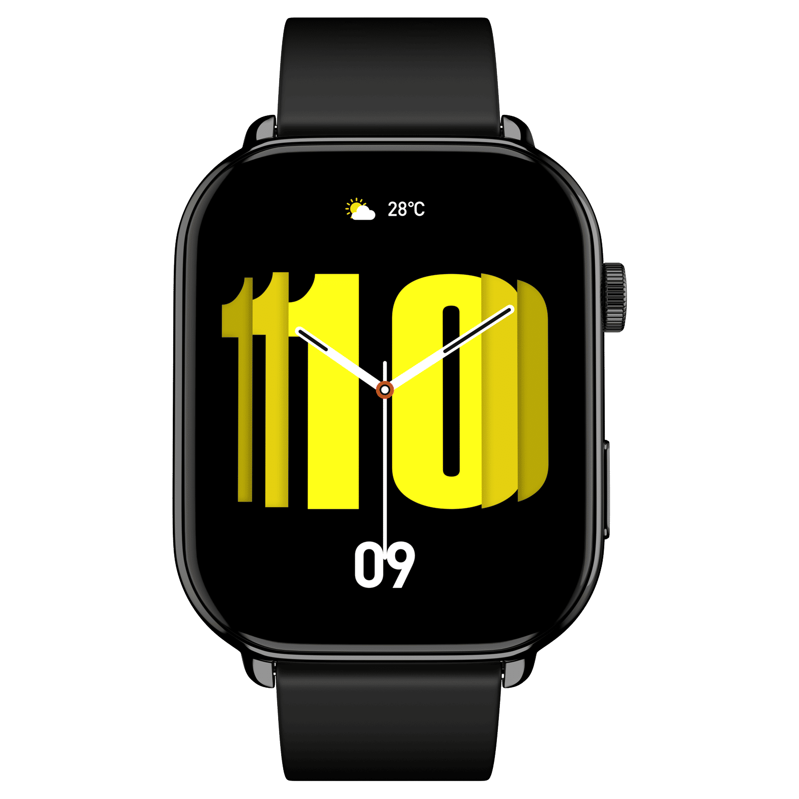 noise ColorFit Victor 2 Smartwatch with AI Voice Assistance (49.78mm AMOLED Display, IP68 Water Resistant, Jet Black Strap)_1