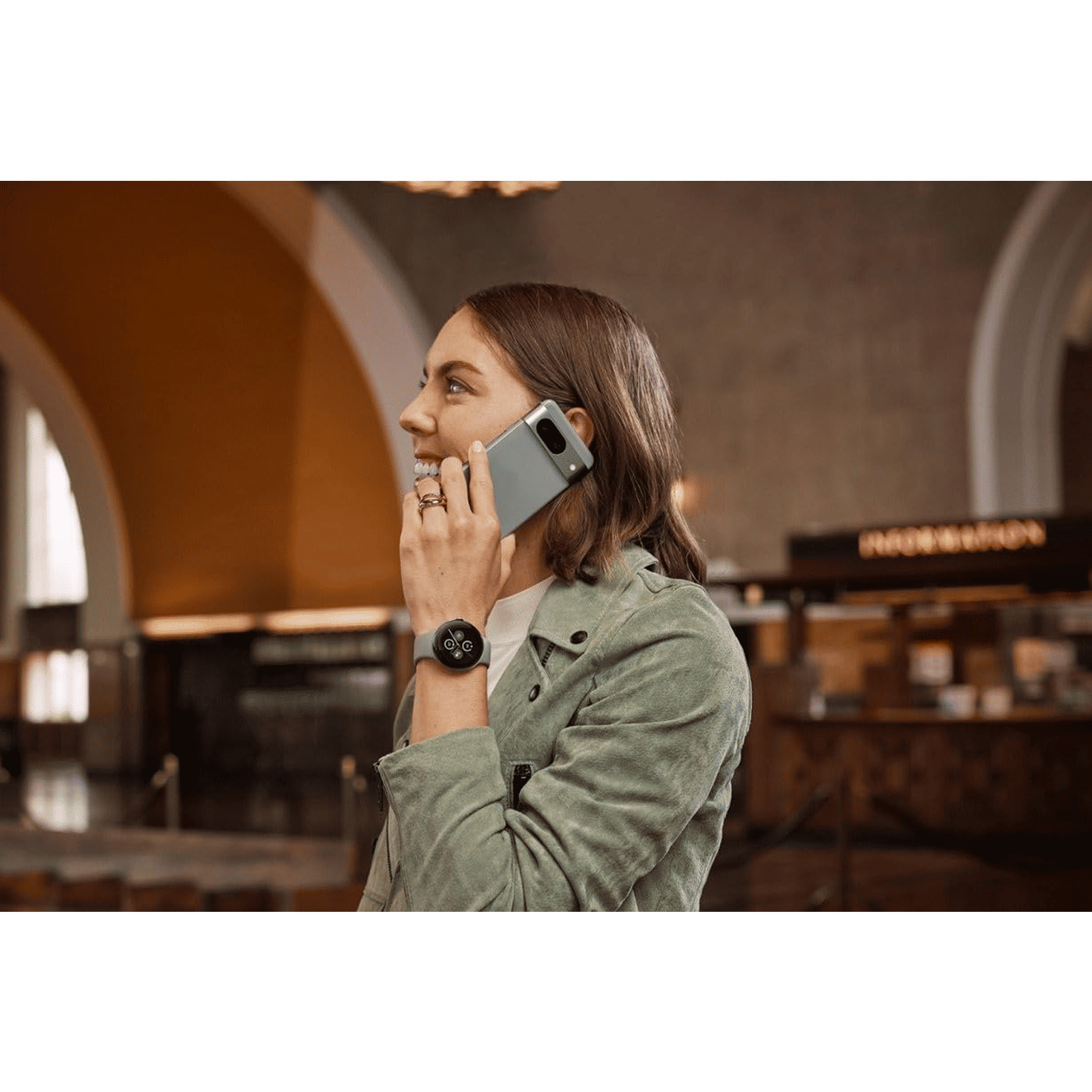 Google Pixel Watch 2 Wi-Fi+Bluetooth Wear OS 4.0 Smartwatch (41mm AMOLED Display, Snapdragon W5 Gen 1 Cortex-M33, Advanced Sensors, Hazel Active Band) Google Pixel Watch 2 Wi-Fi+Bluetooth Wear OS 4.0 Smartwatch (41mm AMOLED Display, Snapdragon W5 Gen 1 Cortex-M33, Advanced Sensors, Hazel Active Band)_5
