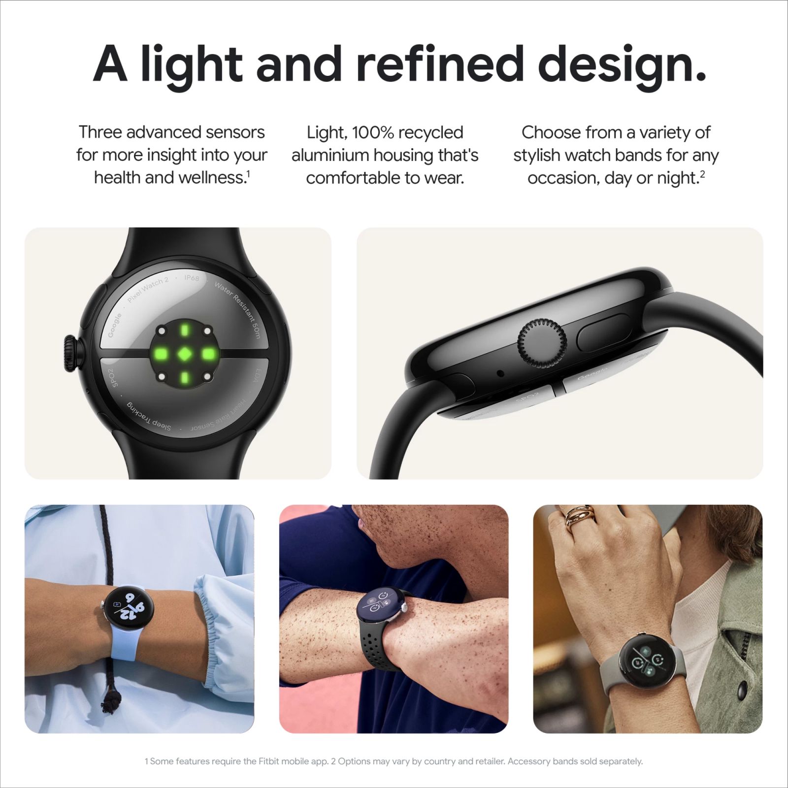 Google Pixel Watch 2 Wi-Fi+Bluetooth Wear OS 4.0 Smartwatch (41mm AMOLED Display, Snapdragon W5 Gen 1 Cortex-M33, Advanced Sensors, Bay Active Band) Google Pixel Watch 2 Wi-Fi+Bluetooth Wear OS 4.0 Smartwatch (41mm AMOLED Display, Snapdragon W5 Gen 1 Cortex-M33, Advanced Sensors, Bay Active Band)_7