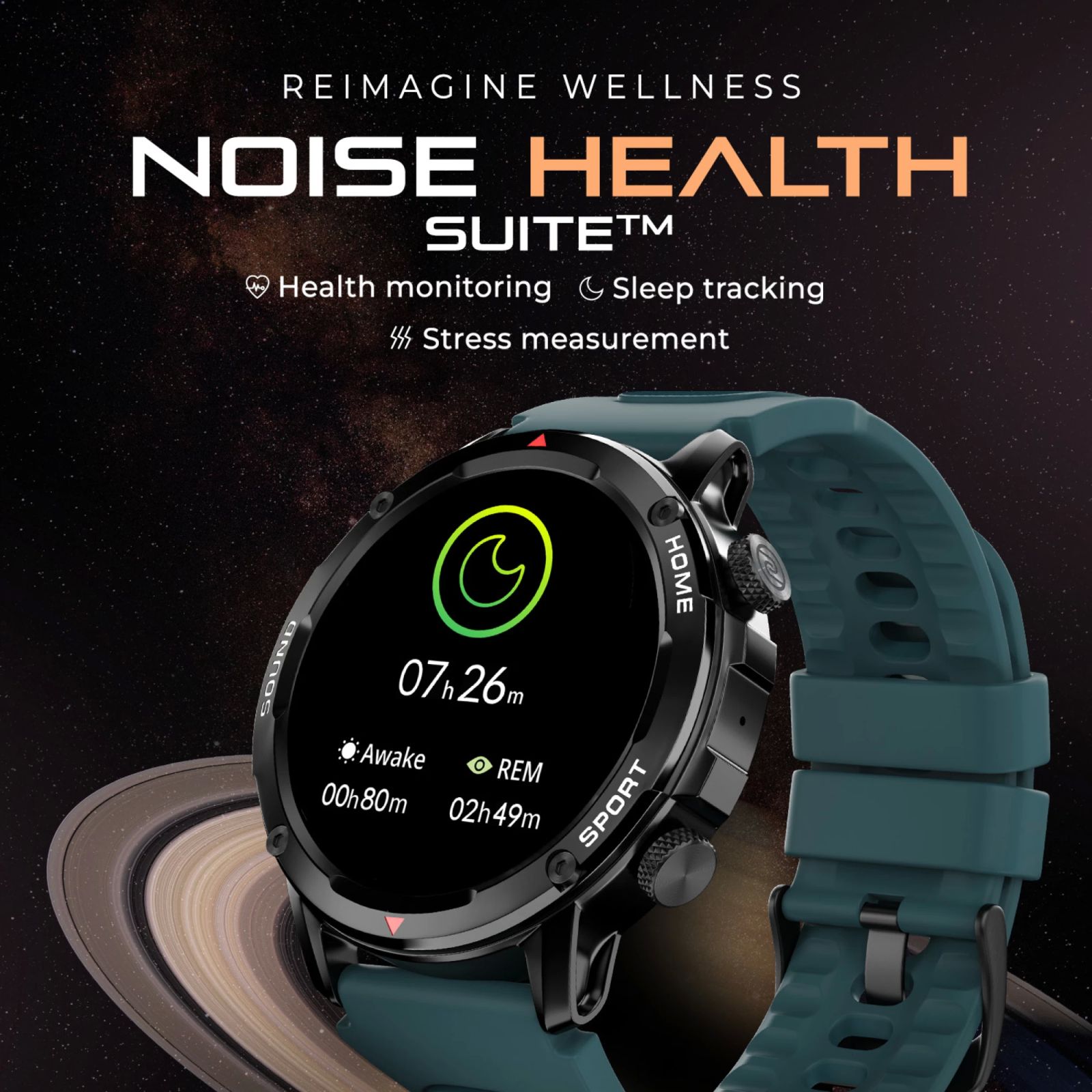 noise NoiseFit Venture Smartwatch with Bluetooth Calling (35.3mm TFT Display, IP67 Water Resistant, Teal Blue Strap) noise NoiseFit Venture Smartwatch with Bluetooth Calling (35.3mm TFT Display, IP67 Water Resistant, Teal Blue Strap)_5