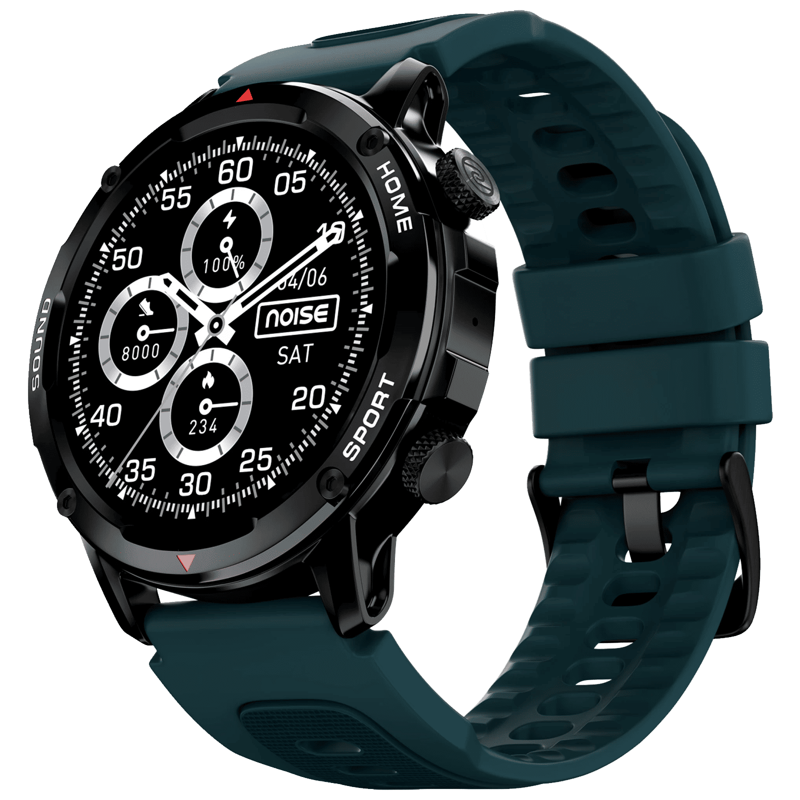 noise NoiseFit Venture Smartwatch with Bluetooth Calling (35.3mm TFT Display, IP67 Water Resistant, Teal Blue Strap) noise NoiseFit Venture Smartwatch with Bluetooth Calling (35.3mm TFT Display, IP67 Water Resistant, Teal Blue Strap)_1