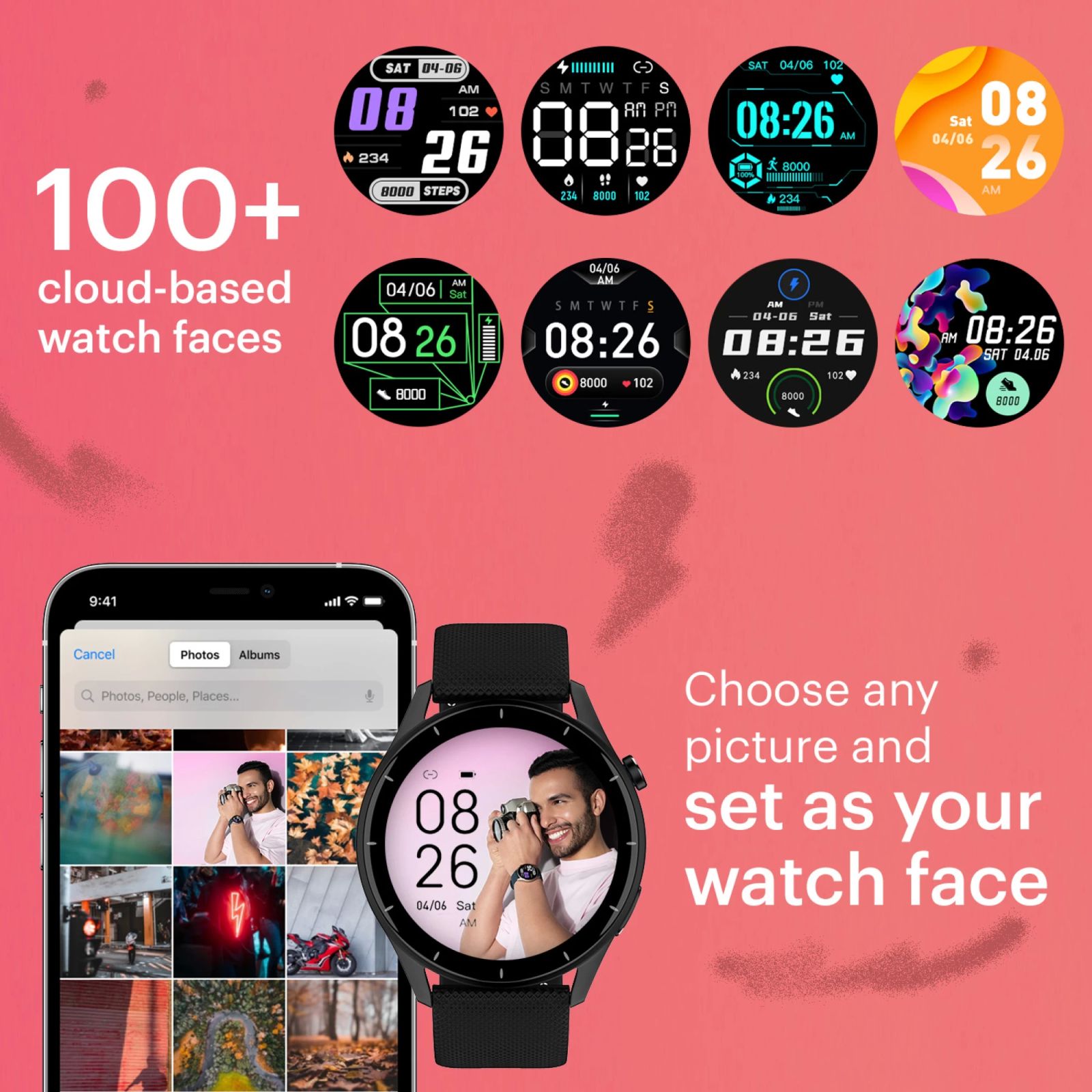 noise Fit Crew Smartwatch with Bluetooth Calling (35.05mm TFT Display, IP68 Water Resistant, Jet Black Strap) noise Fit Crew Smartwatch with Bluetooth Calling (35.05mm TFT Display, IP68 Water Resistant, Jet Black Strap)_4