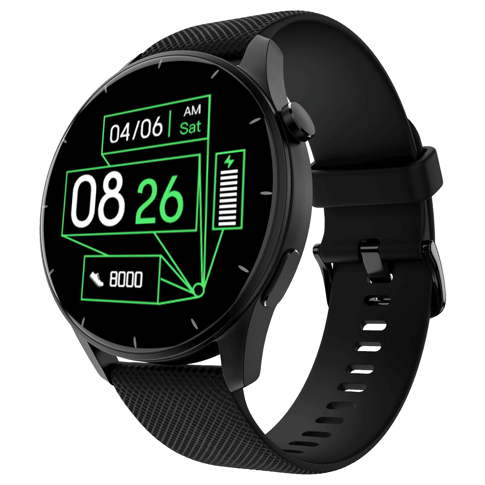 noise Fit Crew Smartwatch with Bluetooth Calling (35.05mm TFT Display, IP68 Water Resistant, Jet Black Strap) noise Fit Crew Smartwatch with Bluetooth Calling (35.05mm TFT Display, IP68 Water Resistant, Jet Black Strap)_1