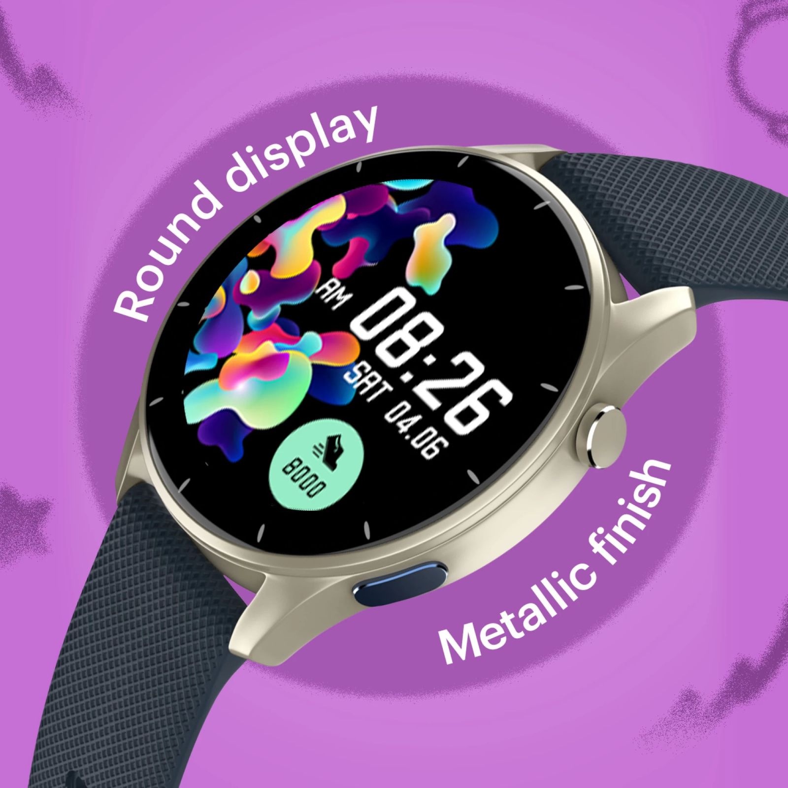 noise Fit Crew Smartwatch with Bluetooth Calling (35.05mm TFT Display, IP68 Water Resistant, Midnight Blue Strap) noise Fit Crew Smartwatch with Bluetooth Calling (35.05mm TFT Display, IP68 Water Resistant, Midnight Blue Strap)_8