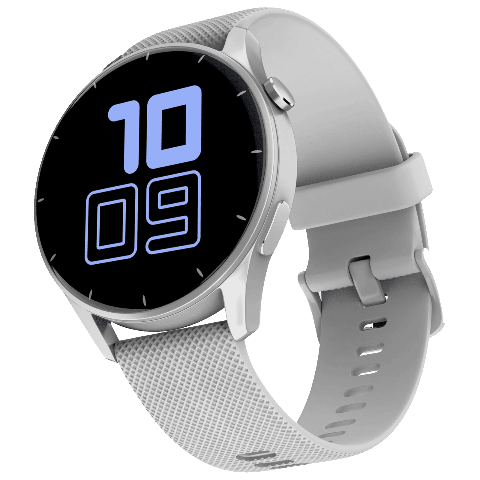 noise Fit Crew Smartwatch with Bluetooth Calling (35.05mm TFT Display, IP68 Water Resistant, Silver Grey Strap) noise Fit Crew Smartwatch with Bluetooth Calling (35.05mm TFT Display, IP68 Water Resistant, Silver Grey Strap)_1