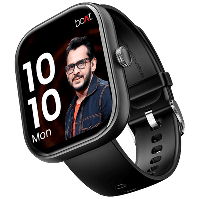 boAt Wave Sigma Smartwatch with Bluetooth Calling (51mm HD Display, IP67 Water Resistant, Active Black Strap)