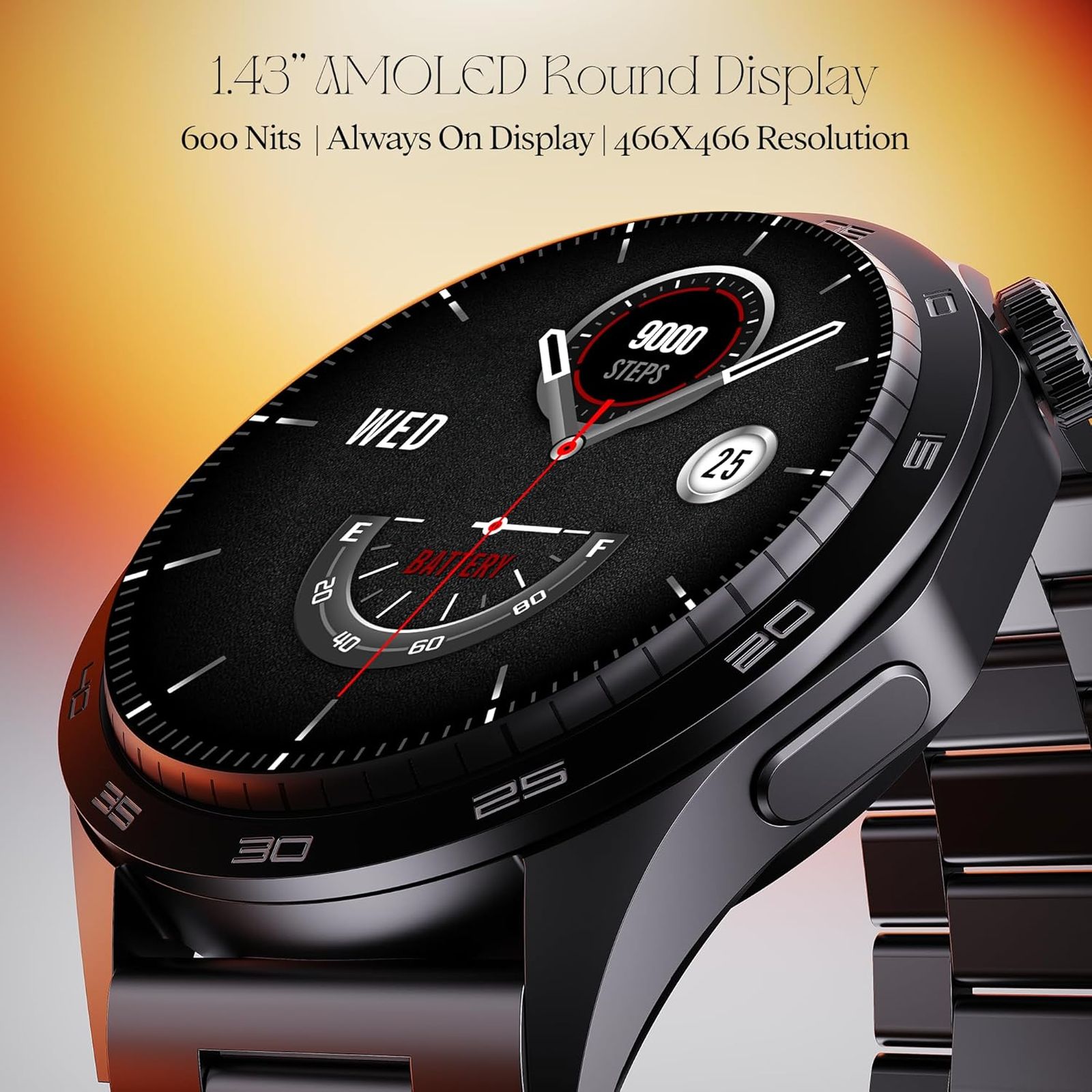boAt Enigma Radiant Smartwatch with Bluetooth Calling (36.3mm AMOLED Display, IP68 Water Resistant, Metal Black Strap) boAt Enigma Radiant Smartwatch with Bluetooth Calling (36.3mm AMOLED Display, IP68 Water Resistant, Metal Black Strap)_7