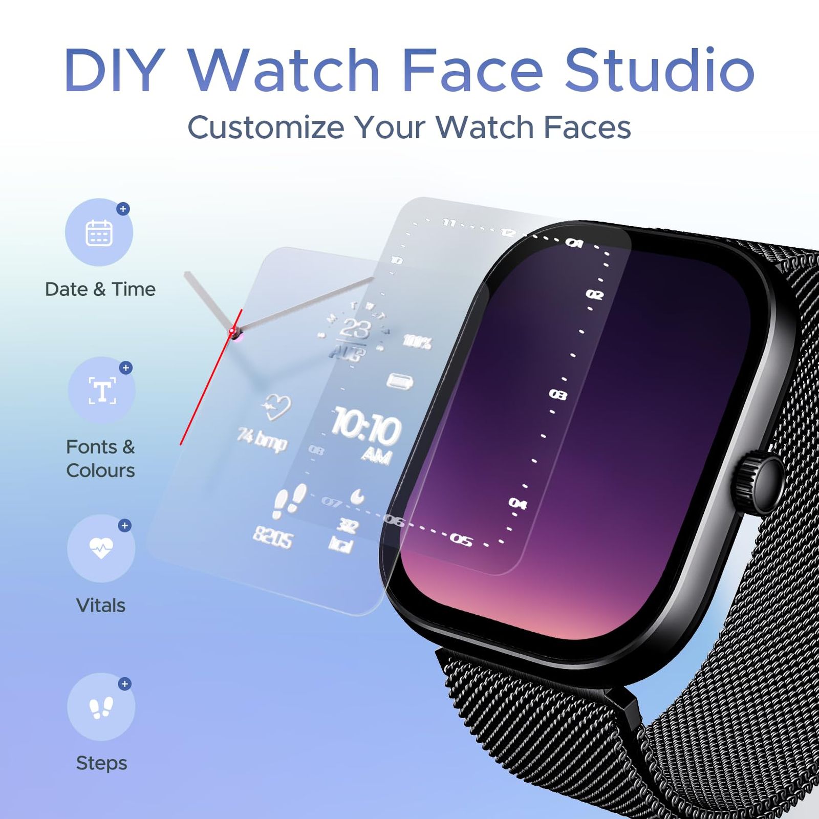 boAt Wave Sigma Smartwatch with Bluetooth Calling (51mm HD Display, IP67 Water Resistant, Metal Black Strap) boAt Wave Sigma Smartwatch with Bluetooth Calling (51mm HD Display, IP67 Water Resistant, Metal Black Strap)_5