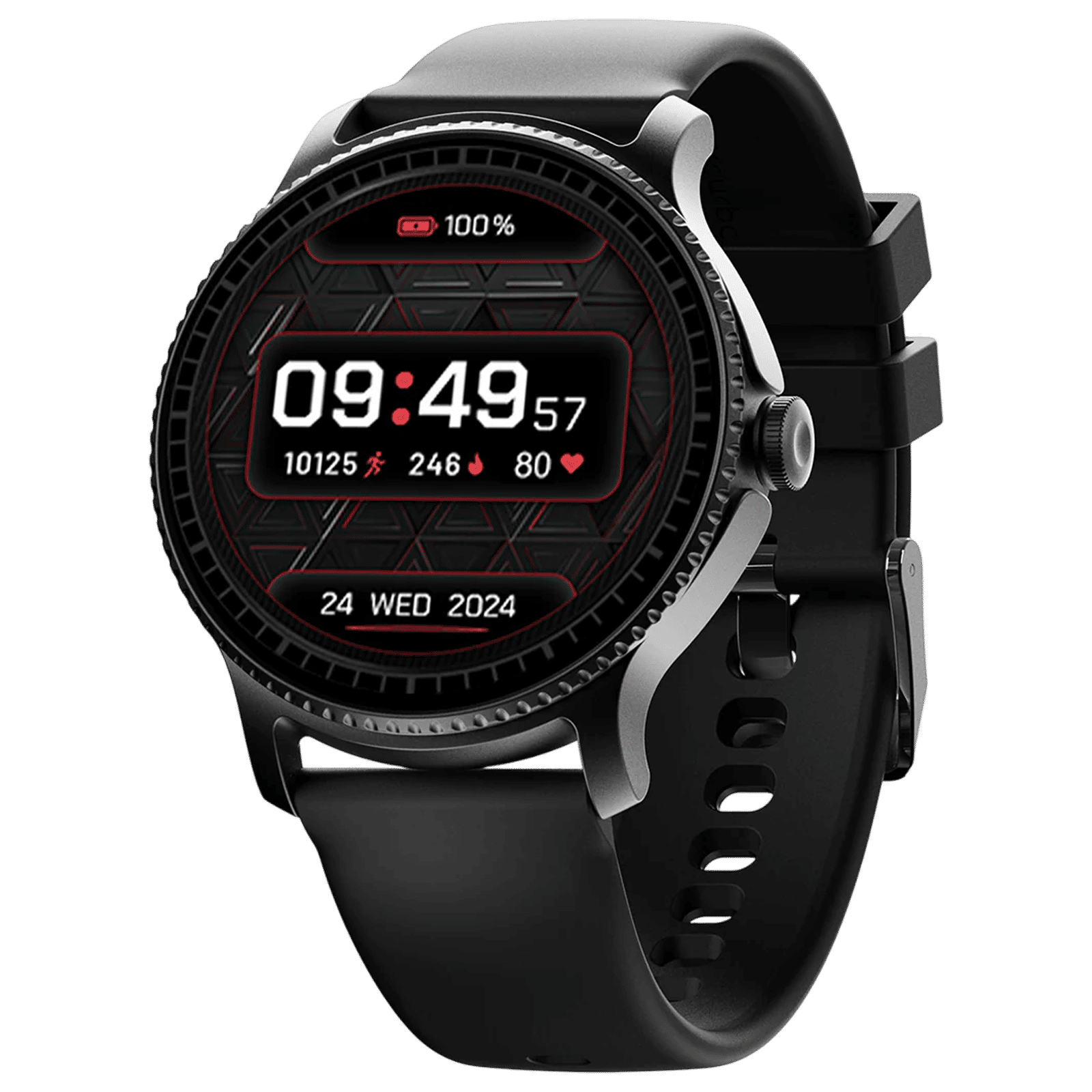 boAt Lunar Discovery Smartwatch with Bluetooth Calling (35mm HD Display, IP67 Water Resistant, Active Black Strap)_1