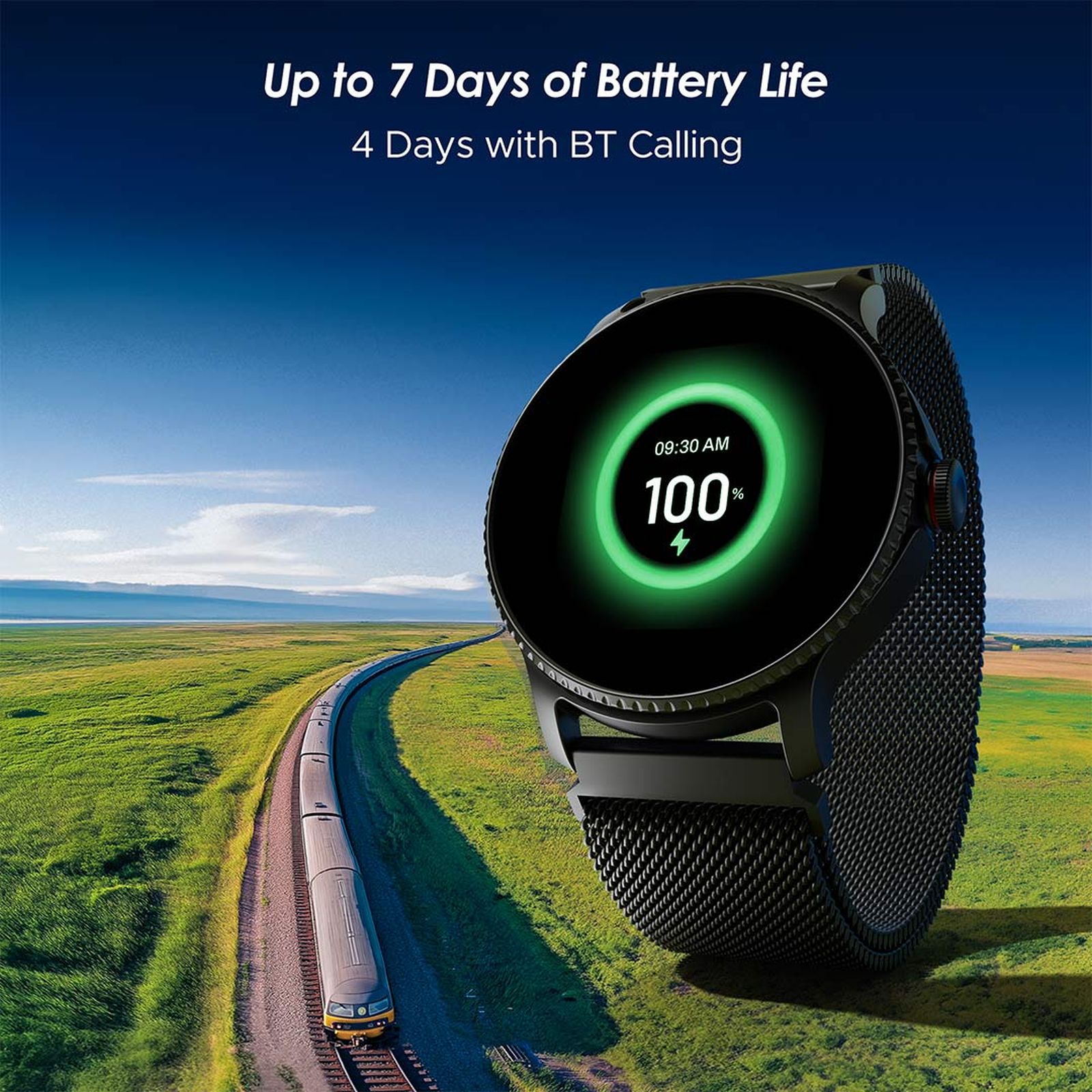 boAt Lunar Discovery Smartwatch with Bluetooth Calling (35mm HD Display, IP67 Water Resistant, Black Metal Strap)_6