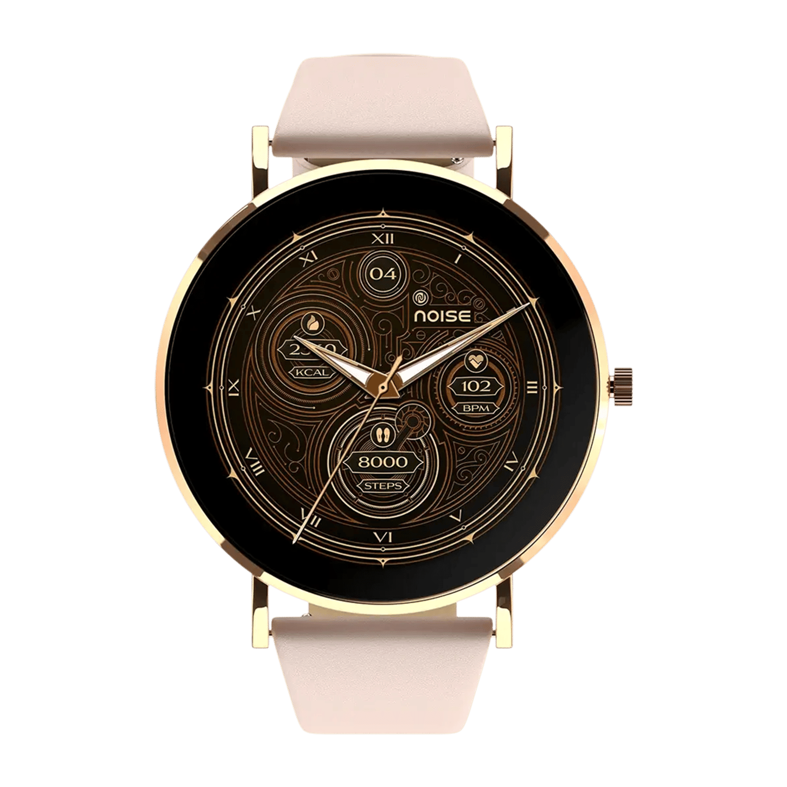 noise NoiseFit Diva 2 Smartwatch with Bluetooth Calling (36mm AMOLED Display, IP68 Water Resistant, Rose Pink Strap)_1