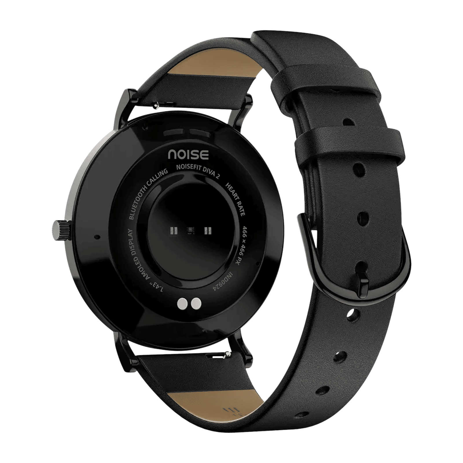 noise NoiseFit Diva 2 Smartwatch with Bluetooth Calling (36mm AMOLED Display, IP68 Water Resistant, Classic Black Strap)_4