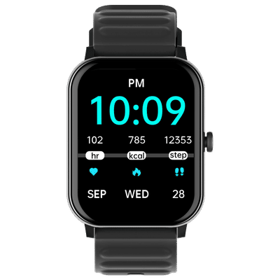 Croma STRIDE IS Smartwatch with Bluetooth
                      Calling (2025 Model, 48.51mm IPS Display, IP68
                      Water Resistant, Black Strap)