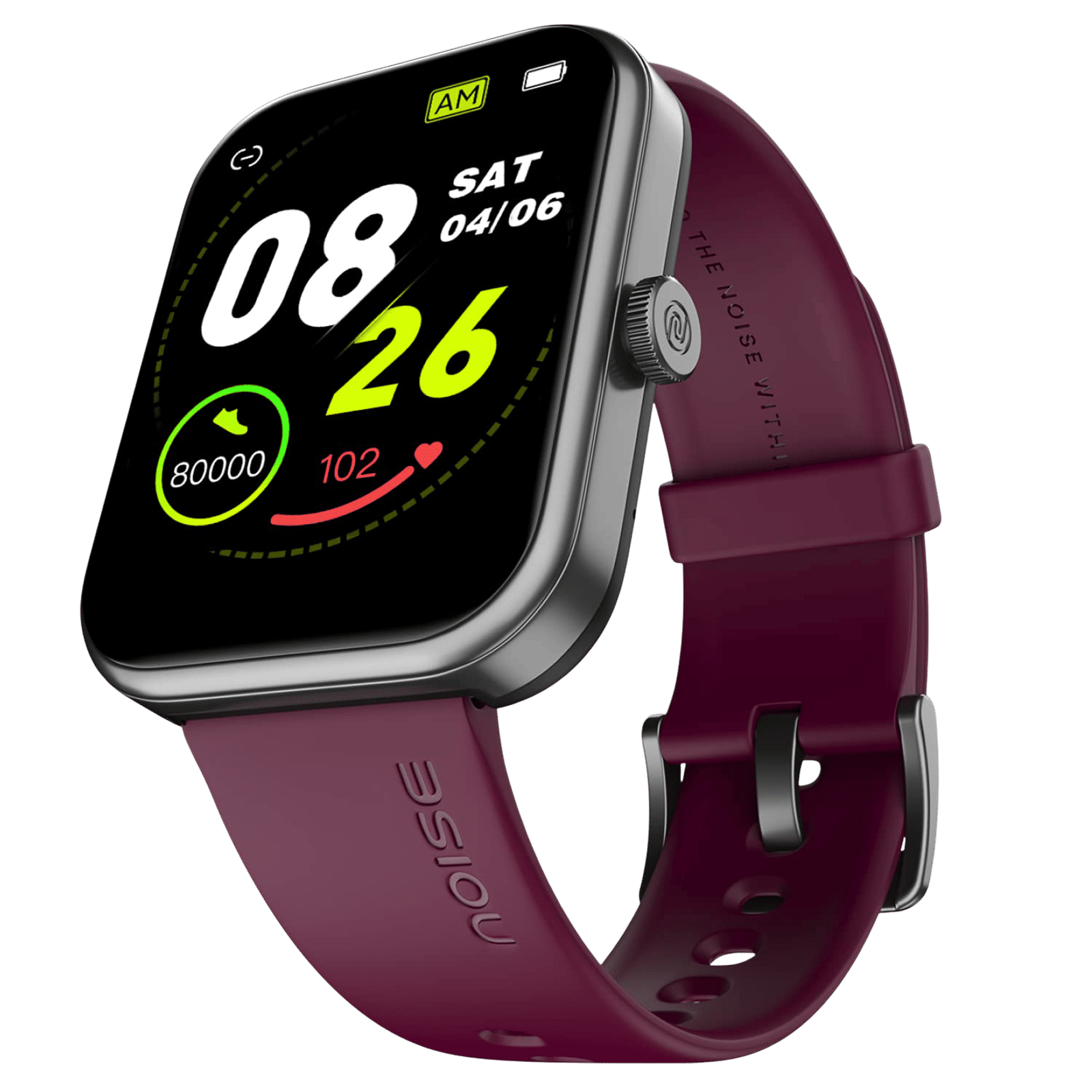 Noise ColorFit Victor 2025 Smartwatch with Bluetooth Calling (46.9mm TFT LCD Display, IP68 Water Resistant, Deep Wine Strap) Noise ColorFit Victor 2025 Smartwatch with Bluetooth Calling (46.9mm TFT LCD Display, IP68 Water Resistant, Deep Wine Strap)_1