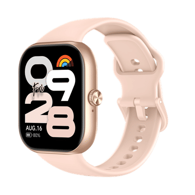 Redmi Move Bluetooth Android 6.0 Smartwatch (47mm AMOLED Display, 140+ Sports Modes, Quick Release TPU Gold Rush Strap)
