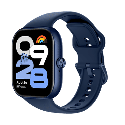 Redmi Move Bluetooth Android 6.0 Smartwatch (47mm AMOLED Display, 140+ Sports Modes, Quick Release TPU Blue Blaze Strap)