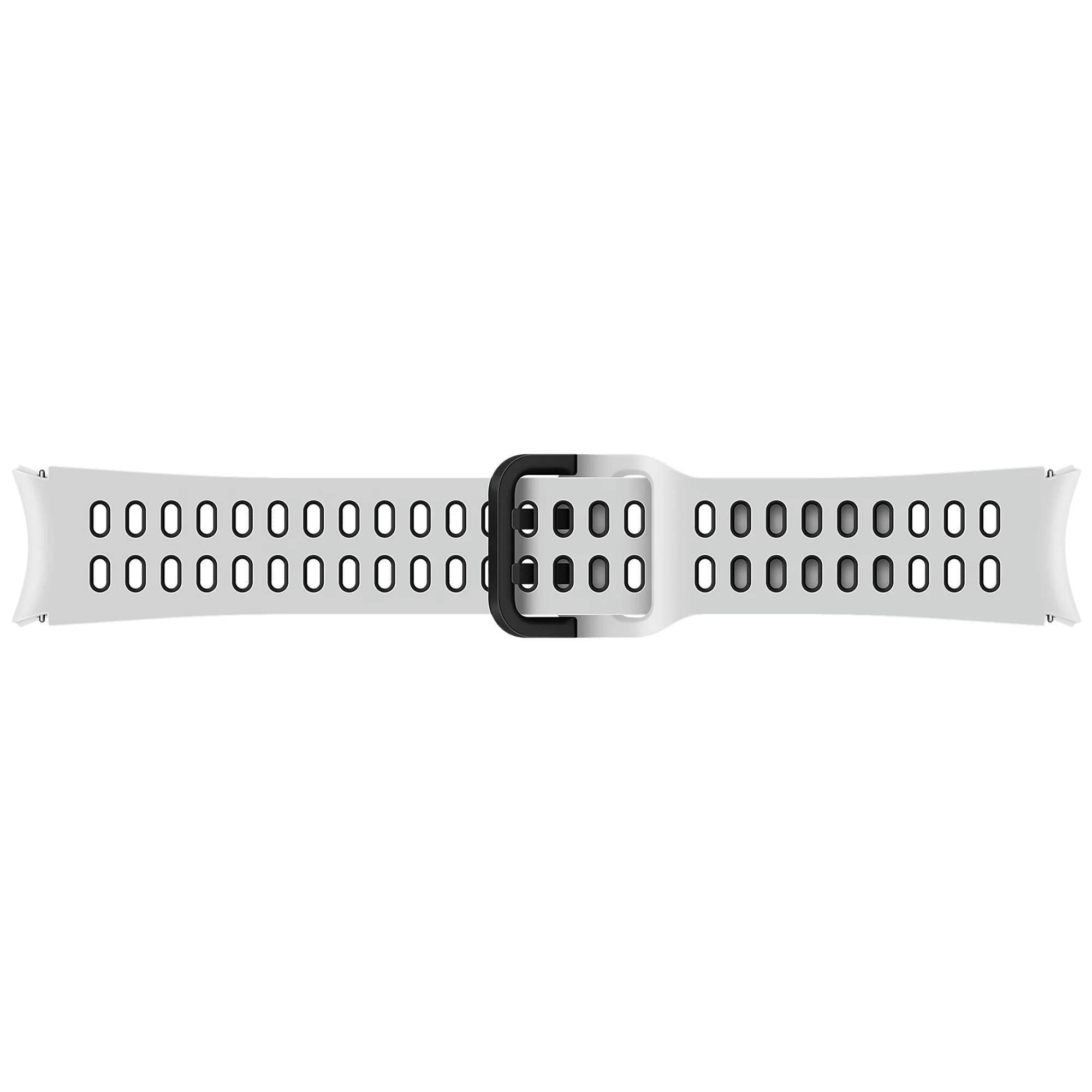 SAMSUNG Extreme Silicon Sport Band for SAMSUNG Galaxy Watch 4 (20mm, M / L) (Breathable Fabric, White)_3