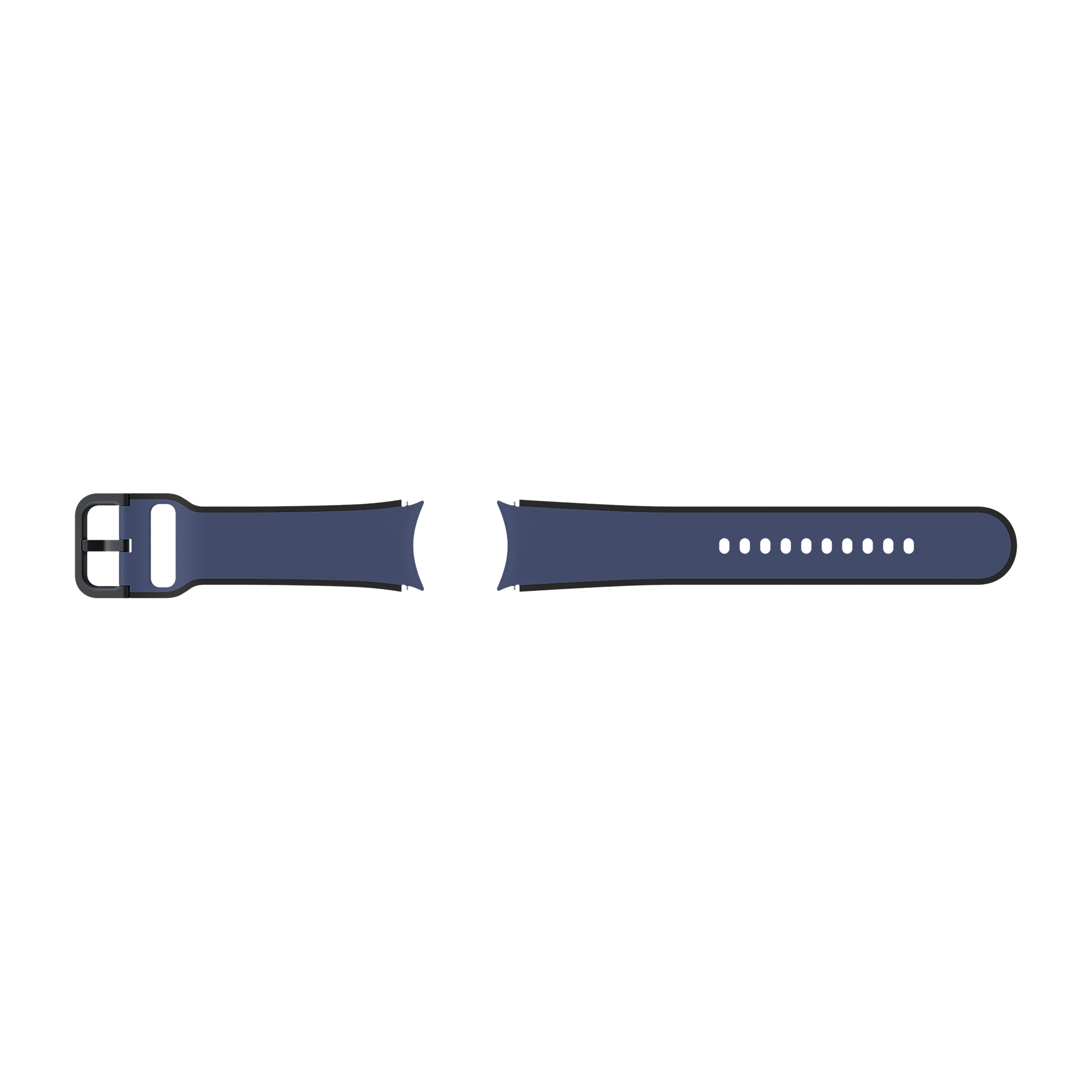 SAMSUNG Fluoroelastomer Strap for SAMSUNG Galaxy Watch4, Watch4 Classic, Watch5 & Watch5 Pro (Two-Tone Design, Navy) SAMSUNG Fluoroelastomer Strap for SAMSUNG Galaxy Watch4, Watch4 Classic, Watch5 & Watch5 Pro (Two-Tone Design, Navy)_3