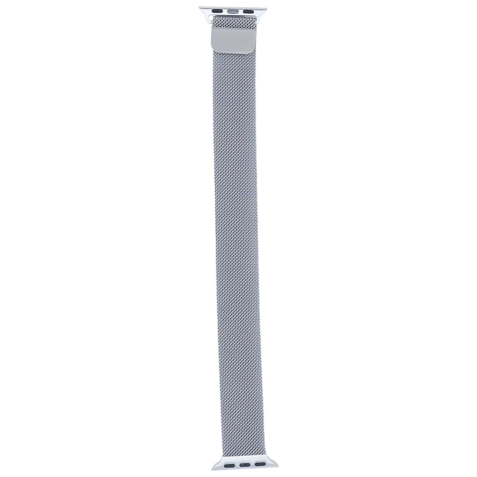 Croma Fine Metallic Strap for Apple iWatch (42mm / 44mm / 45mm) (Apple Compatible, Silver) Croma Fine Metallic Strap for Apple iWatch (42mm / 44mm / 45mm) (Apple Compatible, Silver)_1