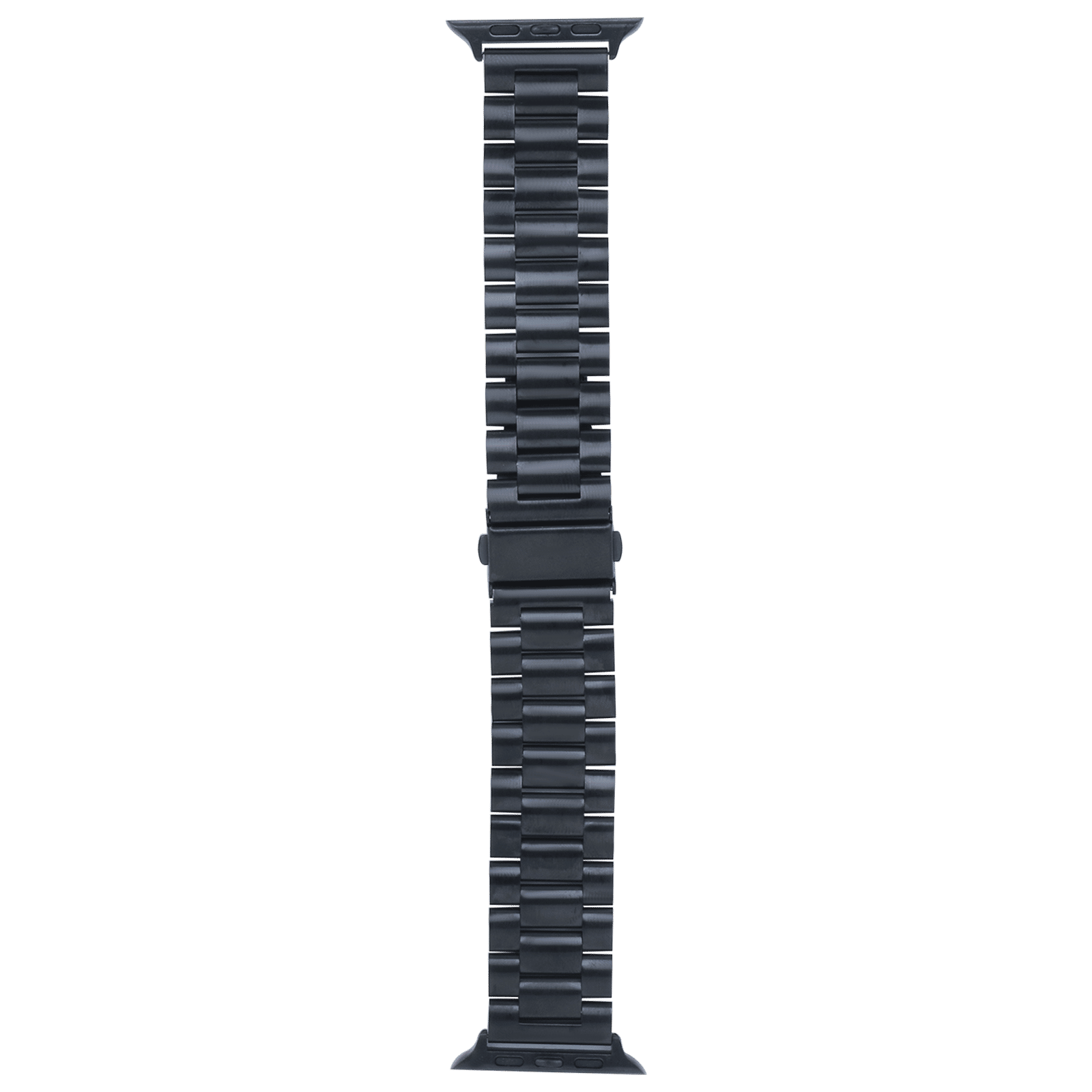 Croma Broad Metallic Strap for Apple iWatch (42mm / 44mm / 45mm) (Apple Compatible, Black) Croma Broad Metallic Strap for Apple iWatch (42mm / 44mm / 45mm) (Apple Compatible, Black)_1