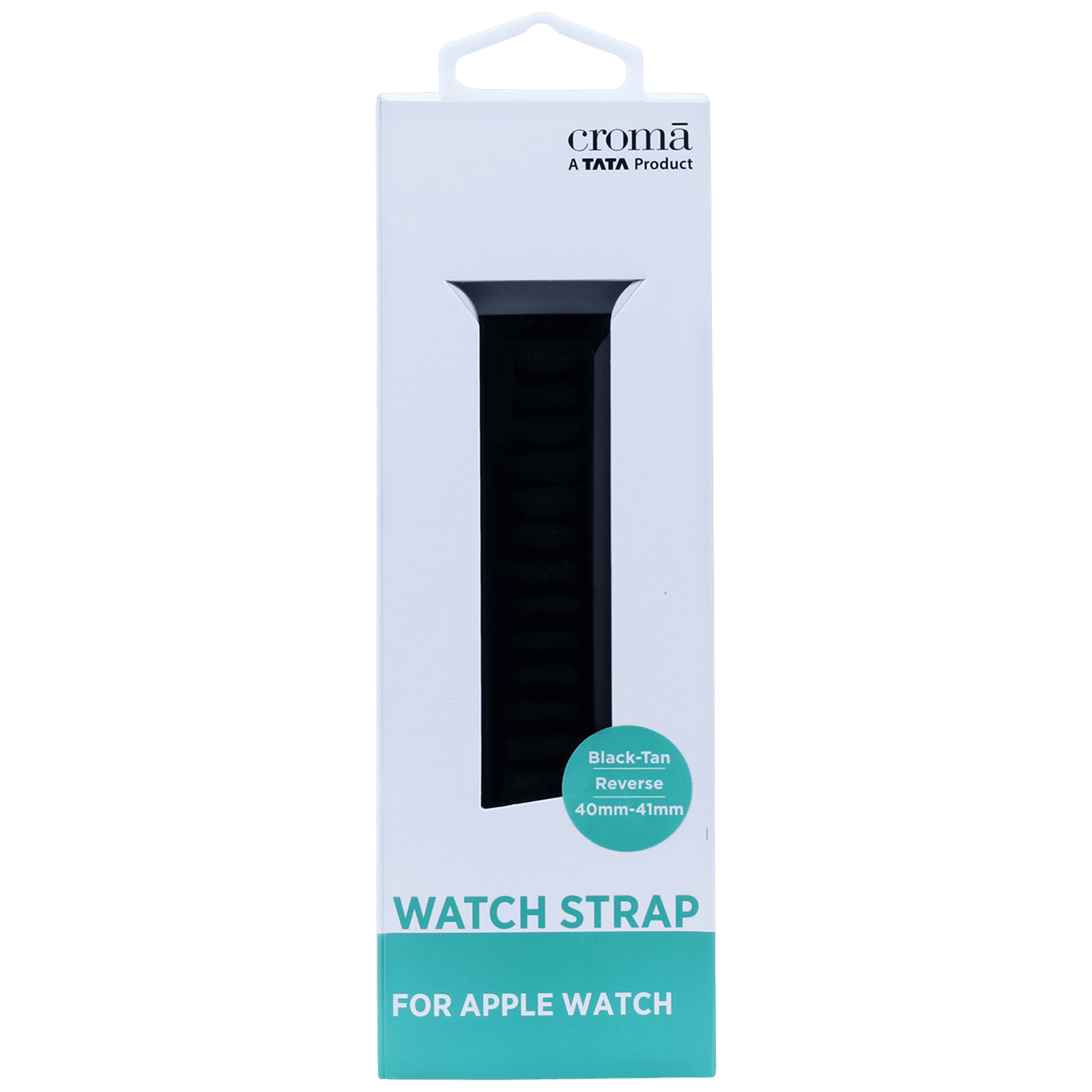 Croma Magnetic Strap for Apple iWatch (38mm / 40mm / 41mm) (Apple Compatible, Black and Tan)_5