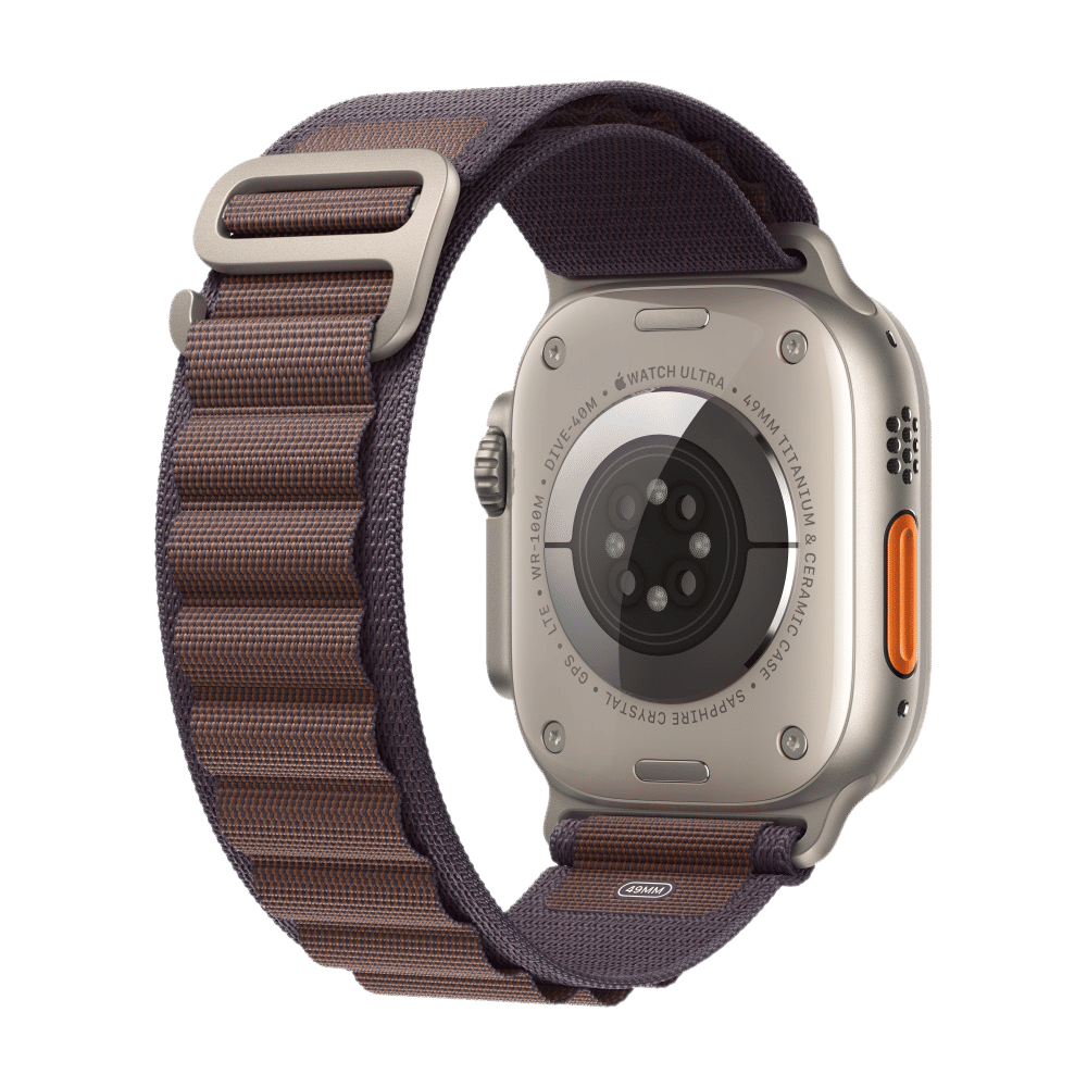 Apple Alpine Polyester & Spandex Loop for Apple iWatch (44mm / 45mm / 49mm, M) (Corrosion Resistant, Indigo)_4
