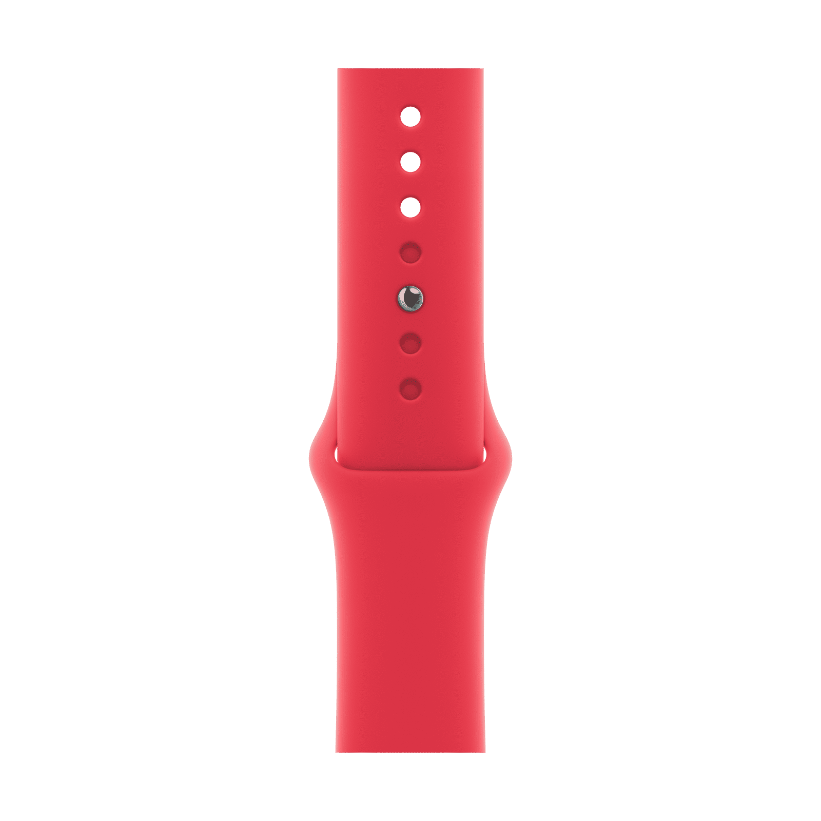 Apple Fluoroelastomer Sport Band for Apple Watch (42mm / 44mm / 45mm / 49mm, S/M) (Durable & Strong, Red)_1