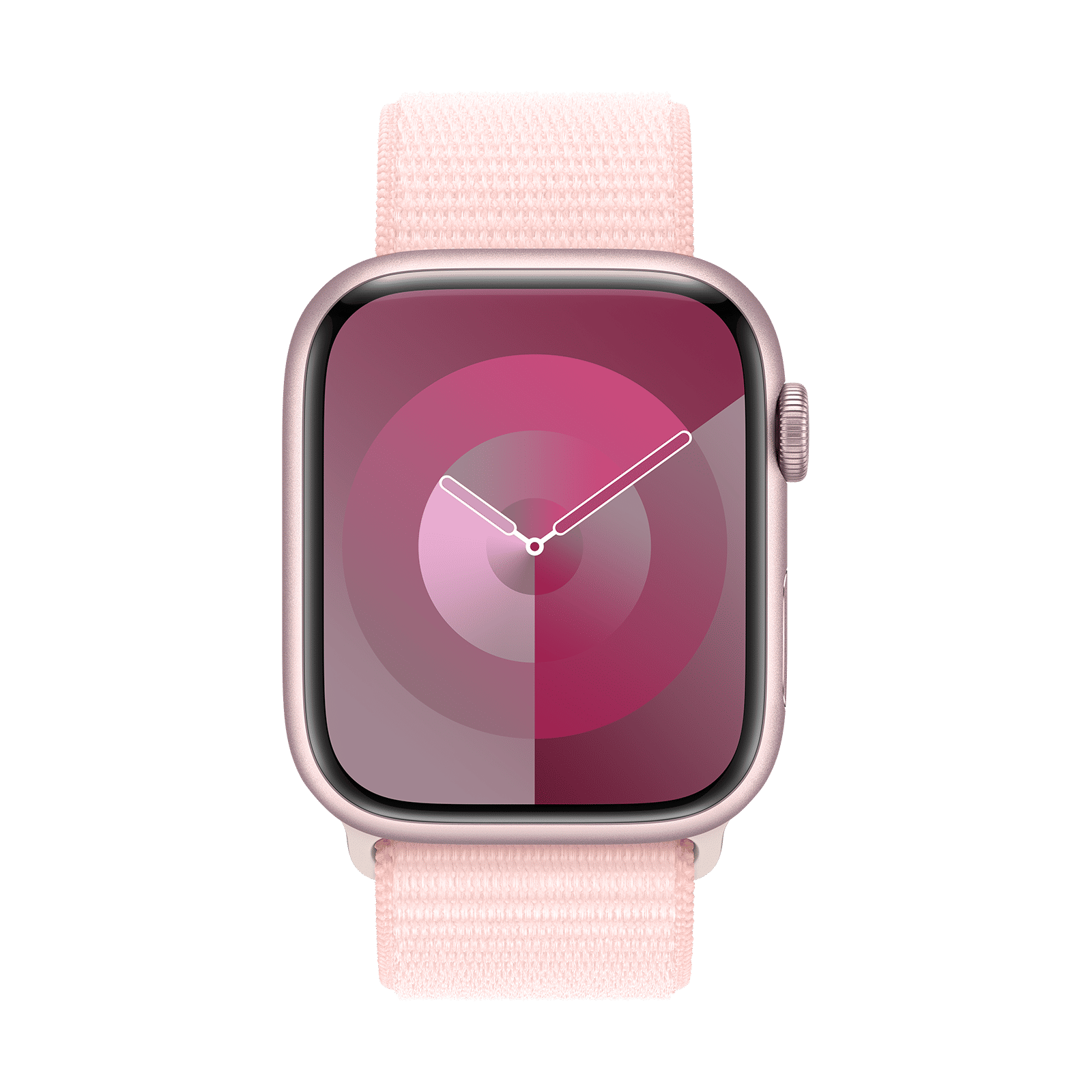 Apple Nylon, Polyester & Spandex Sport Loop for Apple Watch (42mm / 44mm / 45mm / 49mm) (Breathable & Lightweight, Light Pink)_3