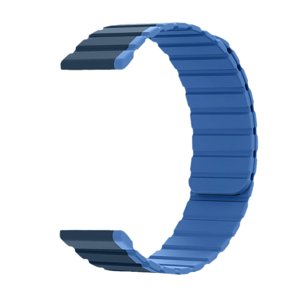 GRIPP Dual Reverser Silicon Magnetic Strap for Apple Watch Ultra 2, Watch Ultra, Watch Series SE, 4, 5, 6, 7, 8, 9 & 10 (44mm / 45mm / 46mm / 49mm) (Lightweight, Dark Blue & Light Blue) GRIPP Dual Reverser Silicon Magnetic Strap for Apple Watch Ultra 2, Watch Ultra, Watch Series SE, 4, 5, 6, 7, 8, 9 & 10 (44mm / 45mm / 46mm / 49mm) (Lightweight, Dark Blue & Light Blue)_1