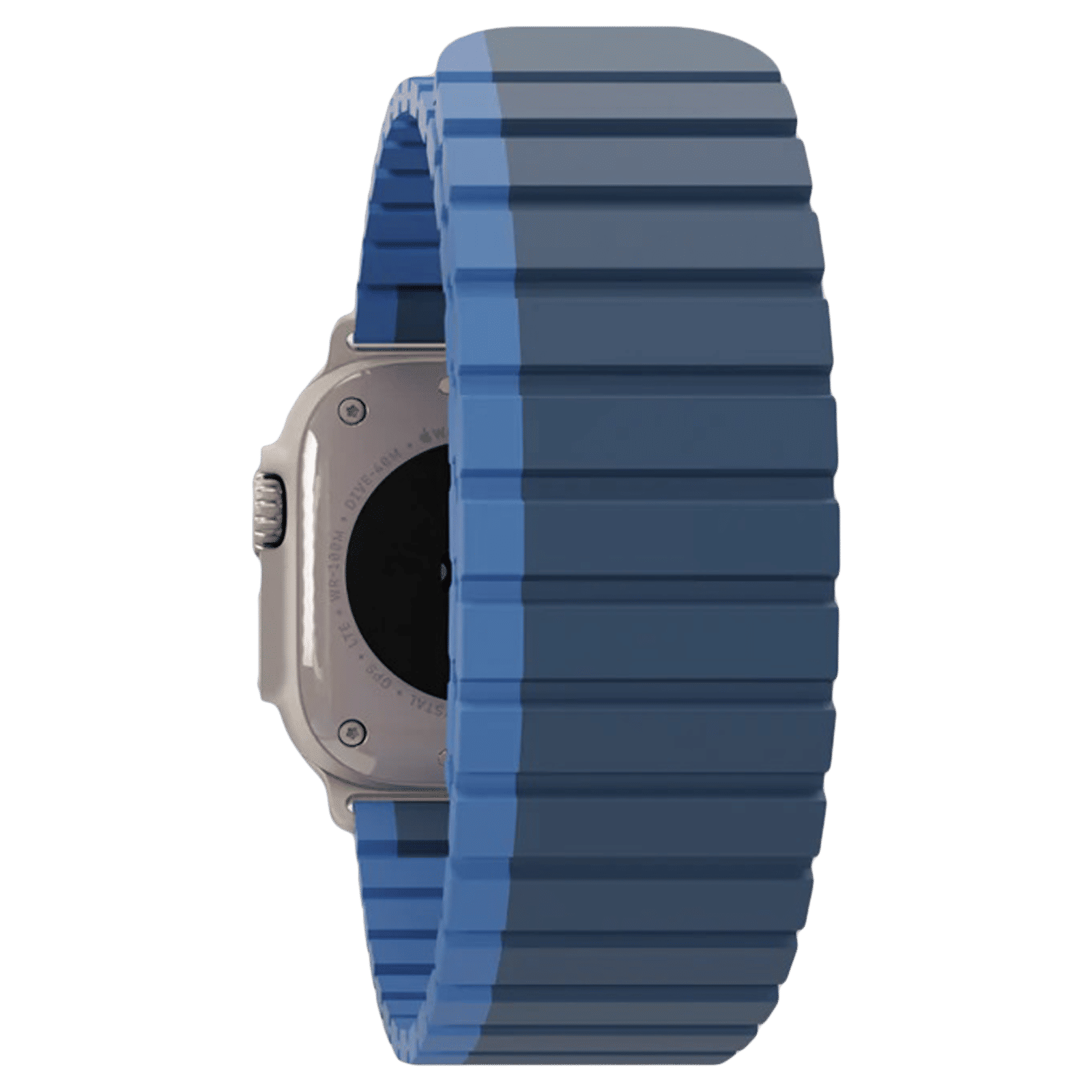 GRIPP Dual Reverser Silicon Magnetic Strap for Apple Watch Ultra 2, Watch Ultra, Watch Series SE, 4, 5, 6, 7, 8, 9 & 10 (44mm / 45mm / 46mm / 49mm) (Lightweight, Dark Blue & Light Blue) GRIPP Dual Reverser Silicon Magnetic Strap for Apple Watch Ultra 2, Watch Ultra, Watch Series SE, 4, 5, 6, 7, 8, 9 & 10 (44mm / 45mm / 46mm / 49mm) (Lightweight, Dark Blue & Light Blue)_6
