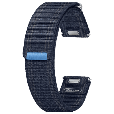 SAMSUNG ET-SVL31LNEGIN Nylon Fabric Band for SAMSUNG Galaxy Watch7, Watch4, Watch4 Classic, Watch5, Watch 5 Pro, Watch6 & Watch6 Classic (M/L) (Effortless Style, Navy)