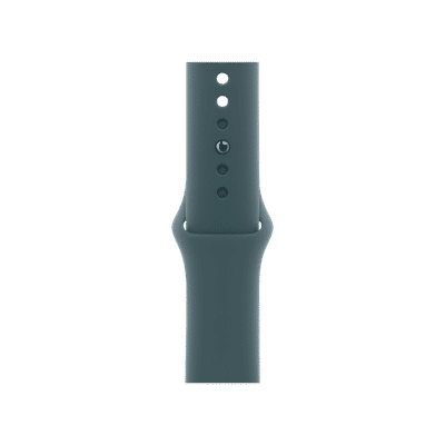 Apple Fluoroelastomer Sport Band for Apple Watch (38mm / 40mm / 41mm, S/M) (Durable & Strong, Lake Green)