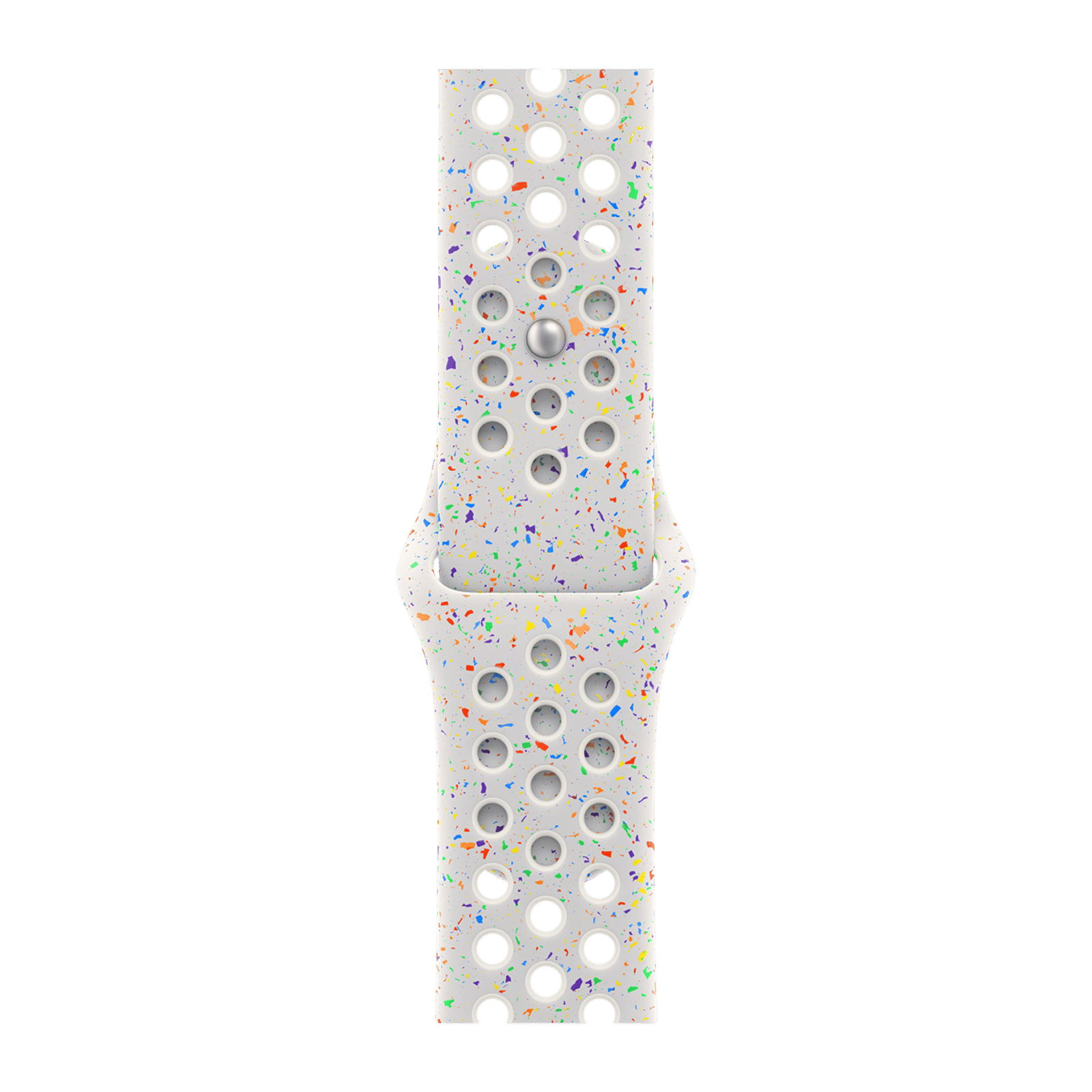 Apple Aluminium & Fluoroelastomer Nike Sport Band for Apple Watch (38mm / 40mm / 41mm, S/M) (Durable & Strong, Pure Platinum) Apple Aluminium & Fluoroelastomer Nike Sport Band for Apple Watch (38mm / 40mm / 41mm, S/M) (Durable & Strong, Pure Platinum)_1