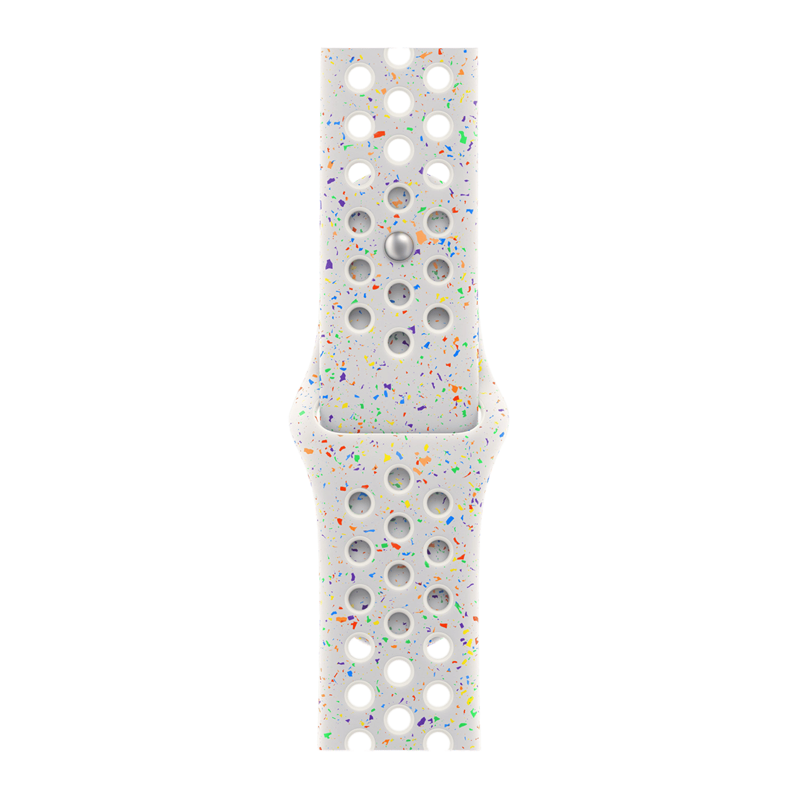 Apple Aluminium & Fluoroelastomer Nike Sport Band for Apple Watch (38mm / 40mm / 41mm, M/L) (Durable & Strong, Pure Platinum) Apple Aluminium & Fluoroelastomer Nike Sport Band for Apple Watch (38mm / 40mm / 41mm, M/L) (Durable & Strong, Pure Platinum)_1