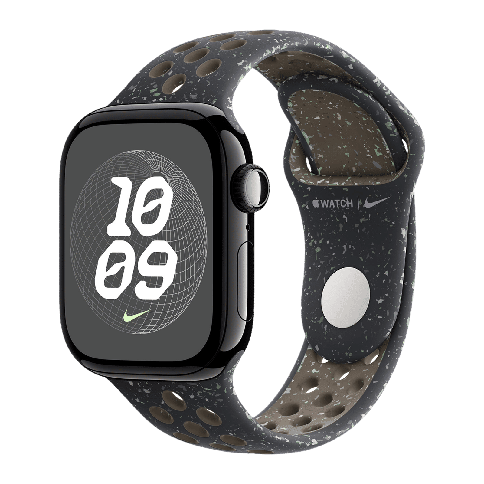 Apple Aluminium & Fluoroelastomer Nike Sport Band for Apple Watch (38mm / 40mm / 41mm, S/M) (Durable & Strong, Midnight Sky) Apple Aluminium & Fluoroelastomer Nike Sport Band for Apple Watch (38mm / 40mm / 41mm, S/M) (Durable & Strong, Midnight Sky)_2