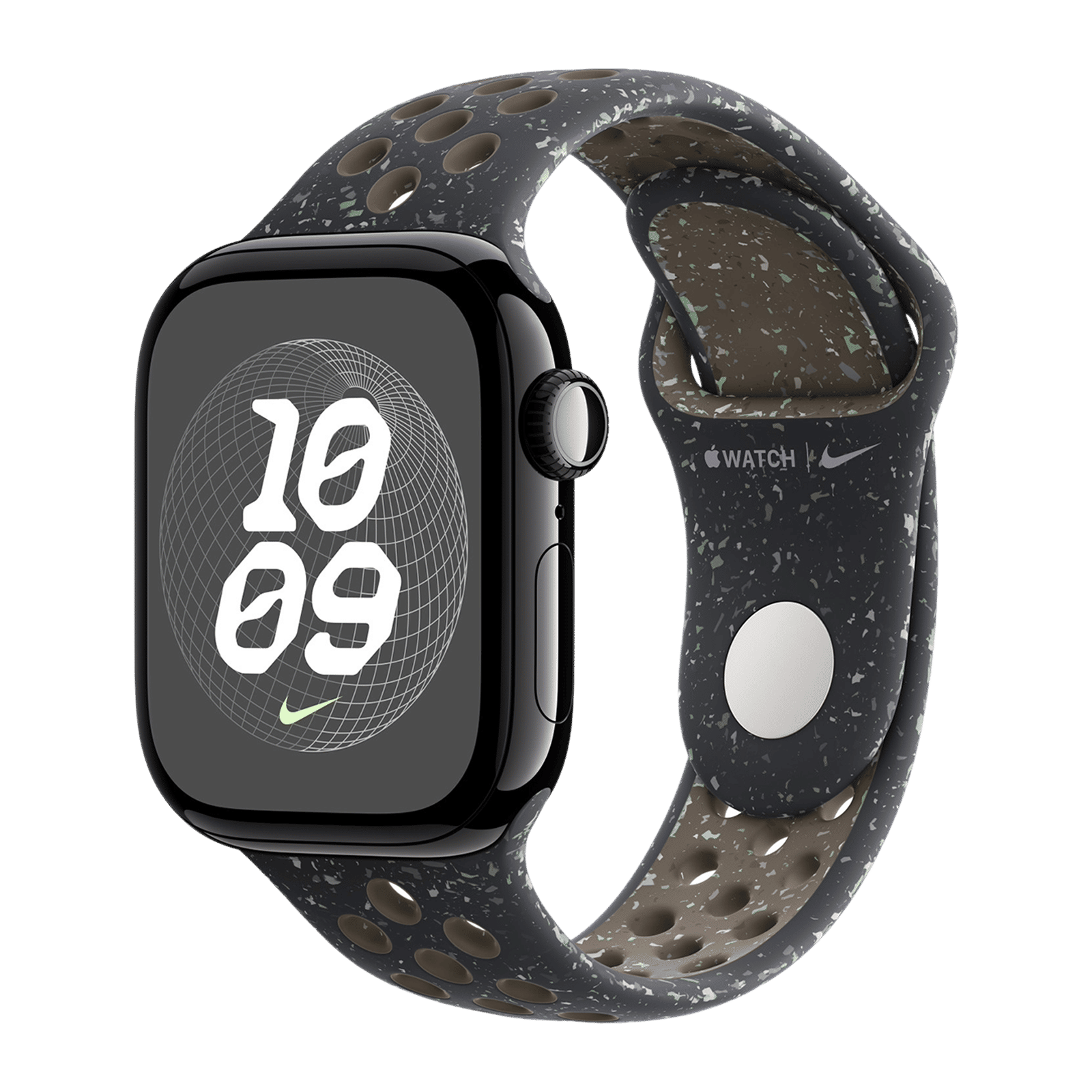 Apple Aluminium & Fluoroelastomer Nike Sport Band for Apple Watch (38mm / 40mm / 41mm, M/L) (Durable & Strong, Midnight Sky) Apple Aluminium & Fluoroelastomer Nike Sport Band for Apple Watch (38mm / 40mm / 41mm, M/L) (Durable & Strong, Midnight Sky)_2