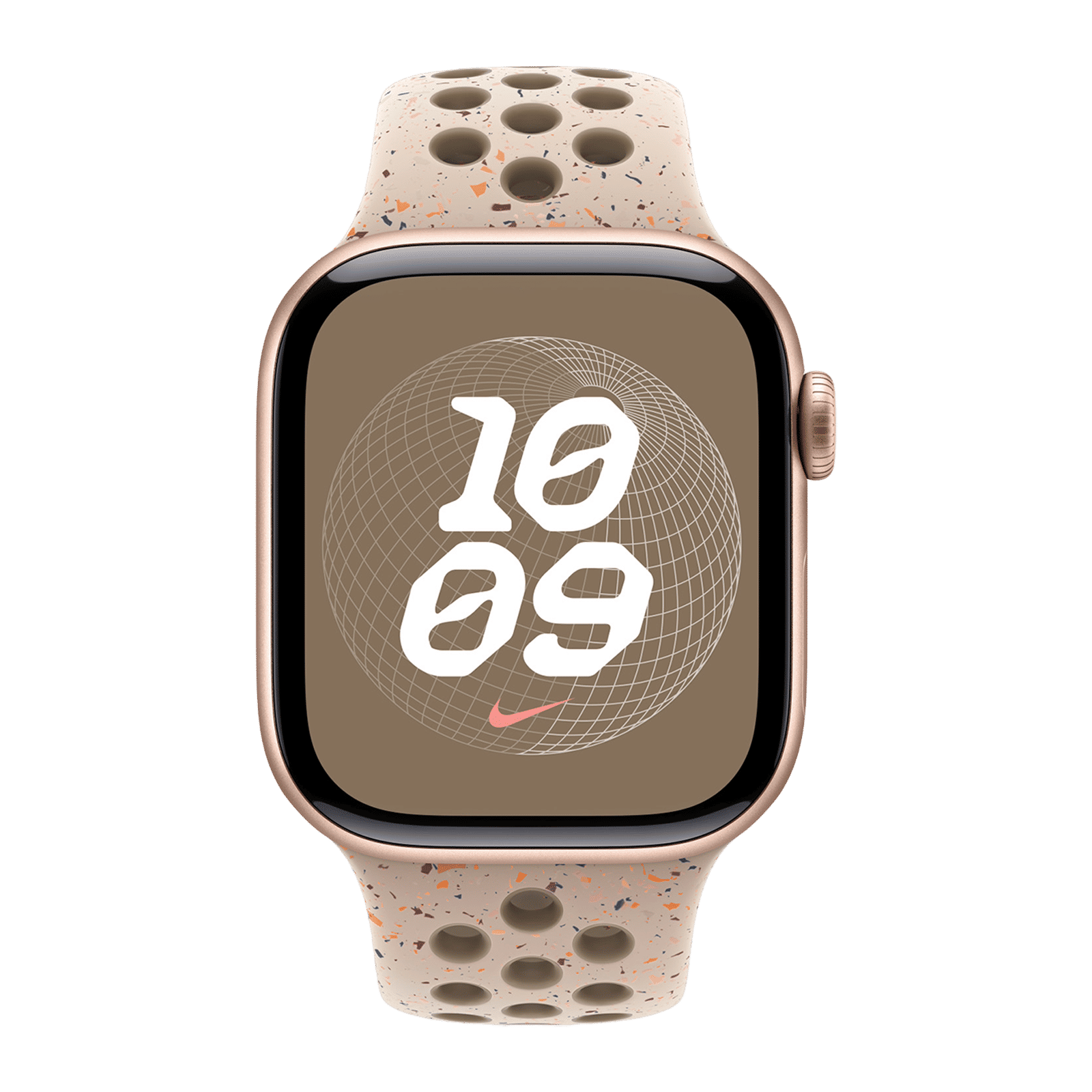 Apple Aluminium & Fluoroelastomer Nike Sport Band for Apple Watch (38mm / 40mm / 41mm, S/M) (Durable & Strong, Desert Stone)_3