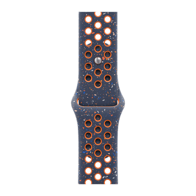 Apple Aluminium & Fluoroelastomer Nike Sport Band for Apple Watch (38mm / 40mm / 41mm, S/M) (Durable & Strong, Blue Flame)