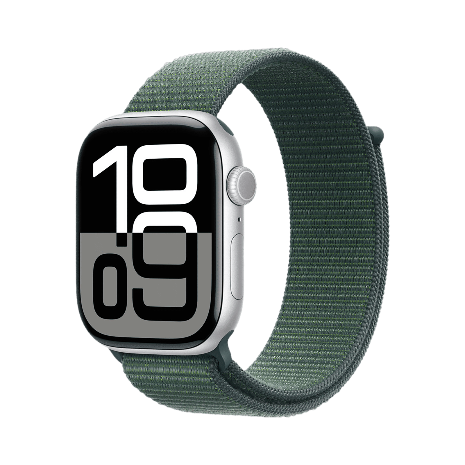 Apple Nylon, Polyester & Spandex Sport Loop for Apple Watch (44mm / 45mm / 46mm / 49mm) (Hook-and-Loop Fastener, Lake Green) Apple Nylon, Polyester & Spandex Sport Loop for Apple Watch (44mm / 45mm / 46mm / 49mm) (Hook-and-Loop Fastener, Lake Green)_2