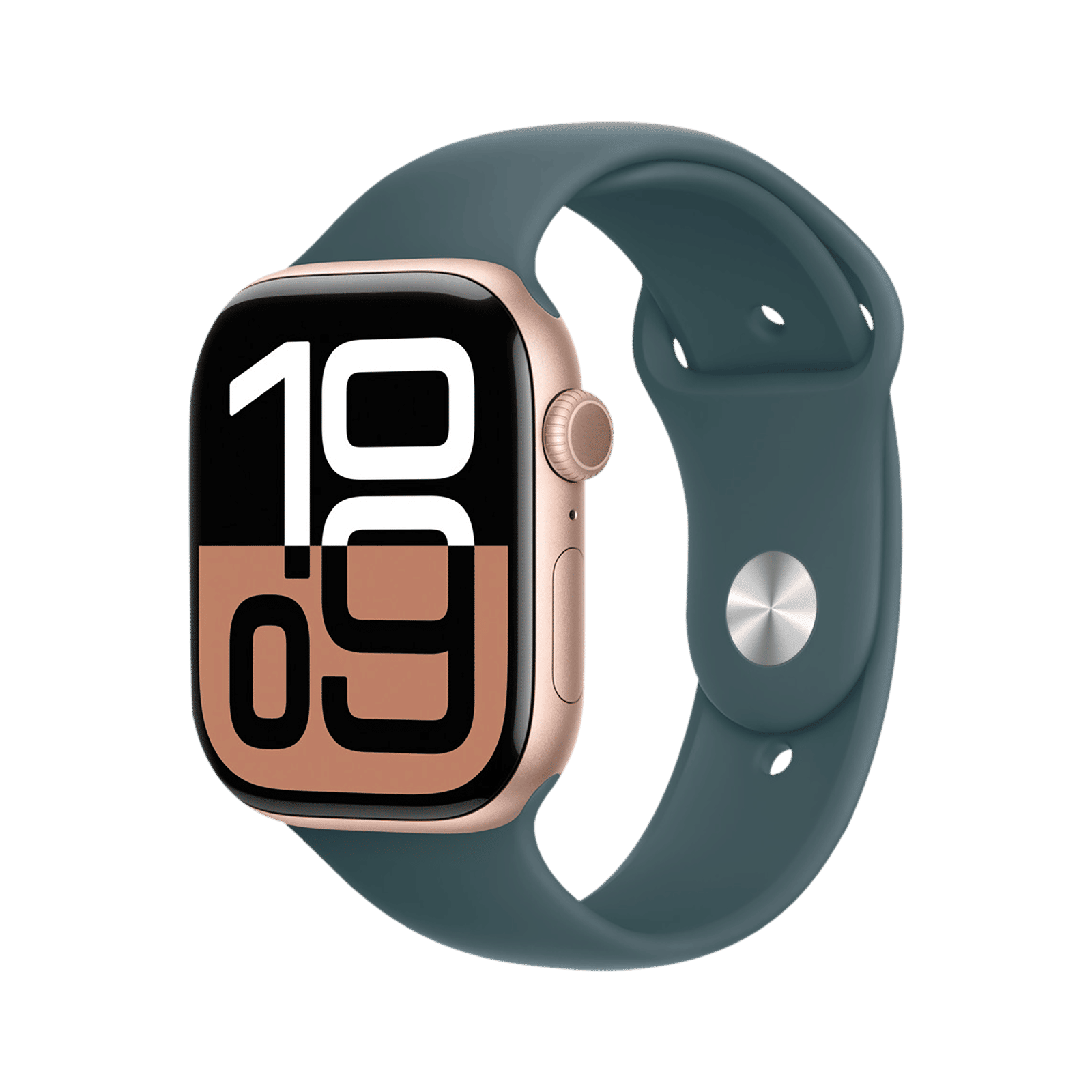 Apple Fluoroelastomer Sport Band for Apple Watch (44mm / 45mm / 46mm / 49mm, S/M) (Durable & Strong, Lake Green) Apple Fluoroelastomer Sport Band for Apple Watch (44mm / 45mm / 46mm / 49mm, S/M) (Durable & Strong, Lake Green)_2