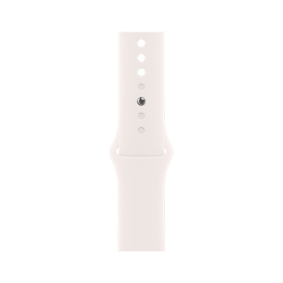 Apple Fluoroelastomer Sport Band for Apple Watch (44mm / 45mm / 46mm / 49mm, M/L) (Durable & Strong, Light Blush)