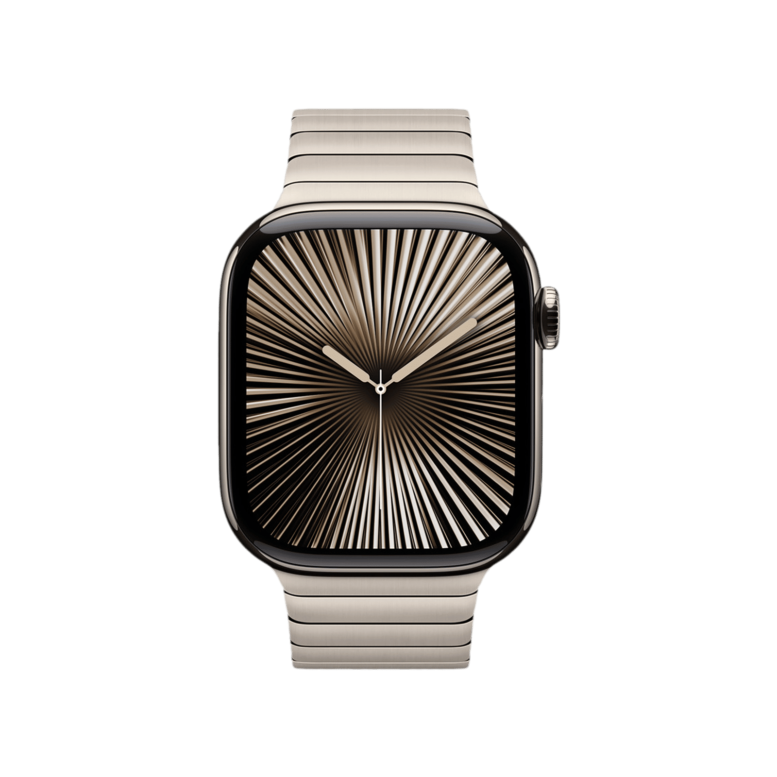 Apple Stainless Steel Link Bracelet for Apple (38mm / 40mm / 41mm / 42mm) (Simple Release Button, Natural)_3