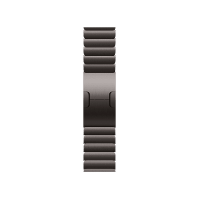 Apple Stainless Steel Link Bracelet for Apple (38mm / 40mm / 41mm / 42mm) (Simple Release Button, Slate)