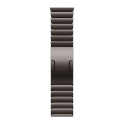 Apple Stainless Steel Link Bracelet for Apple (44mm / 45mm / 46mm / 49mm) (Simple Release Button, Slate)