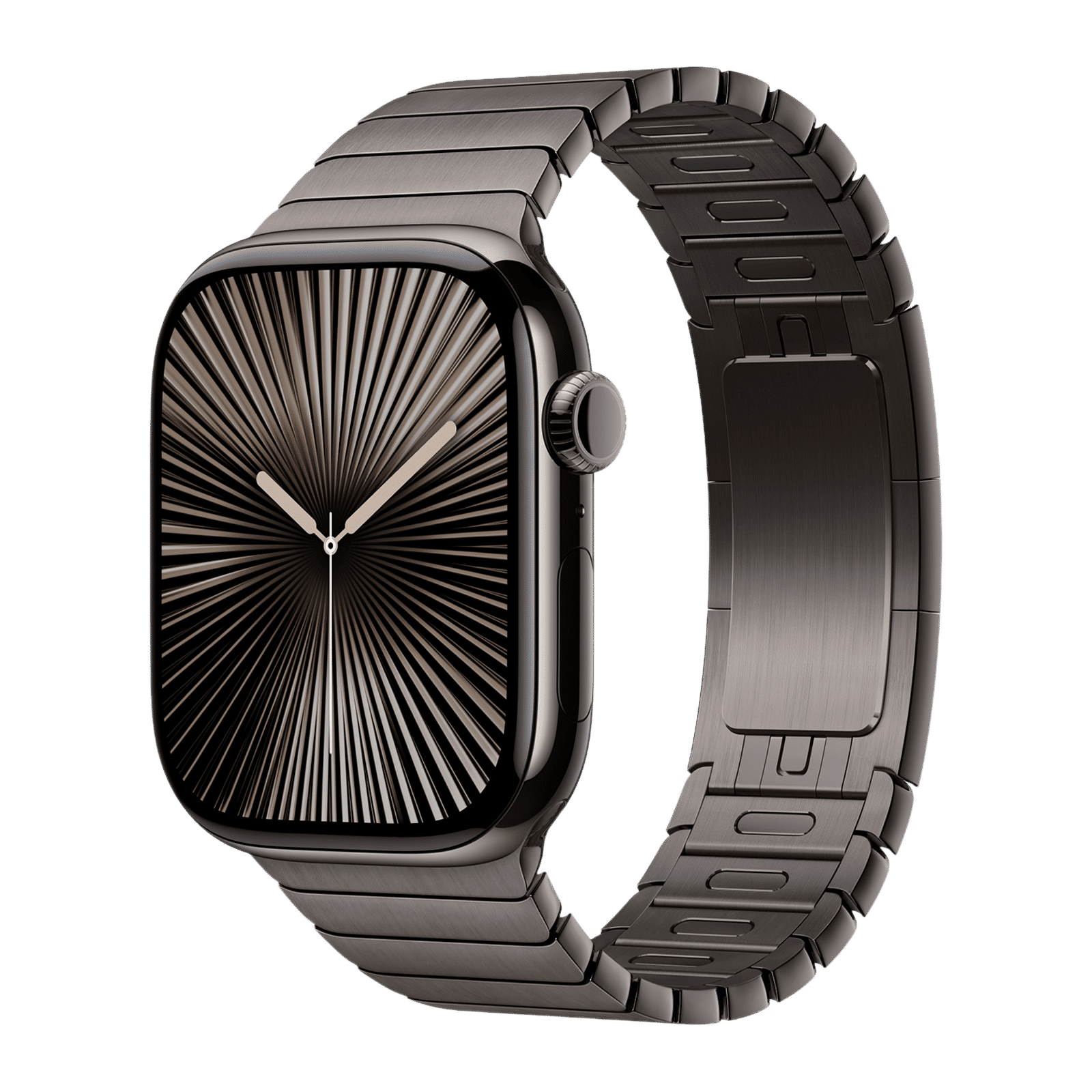Apple Stainless Steel Link Bracelet for Apple (44mm / 45mm / 46mm / 49mm) (Simple Release Button, Slate) Apple Stainless Steel Link Bracelet for Apple (44mm / 45mm / 46mm / 49mm) (Simple Release Button, Slate)_2