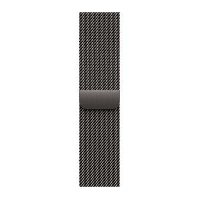 Apple Stainless Steel Magnetic Milanese Loop for Apple Watch (38mm / 40mm / 41mm / 42mm) (Physical Vapour Deposition Layer, Slate)