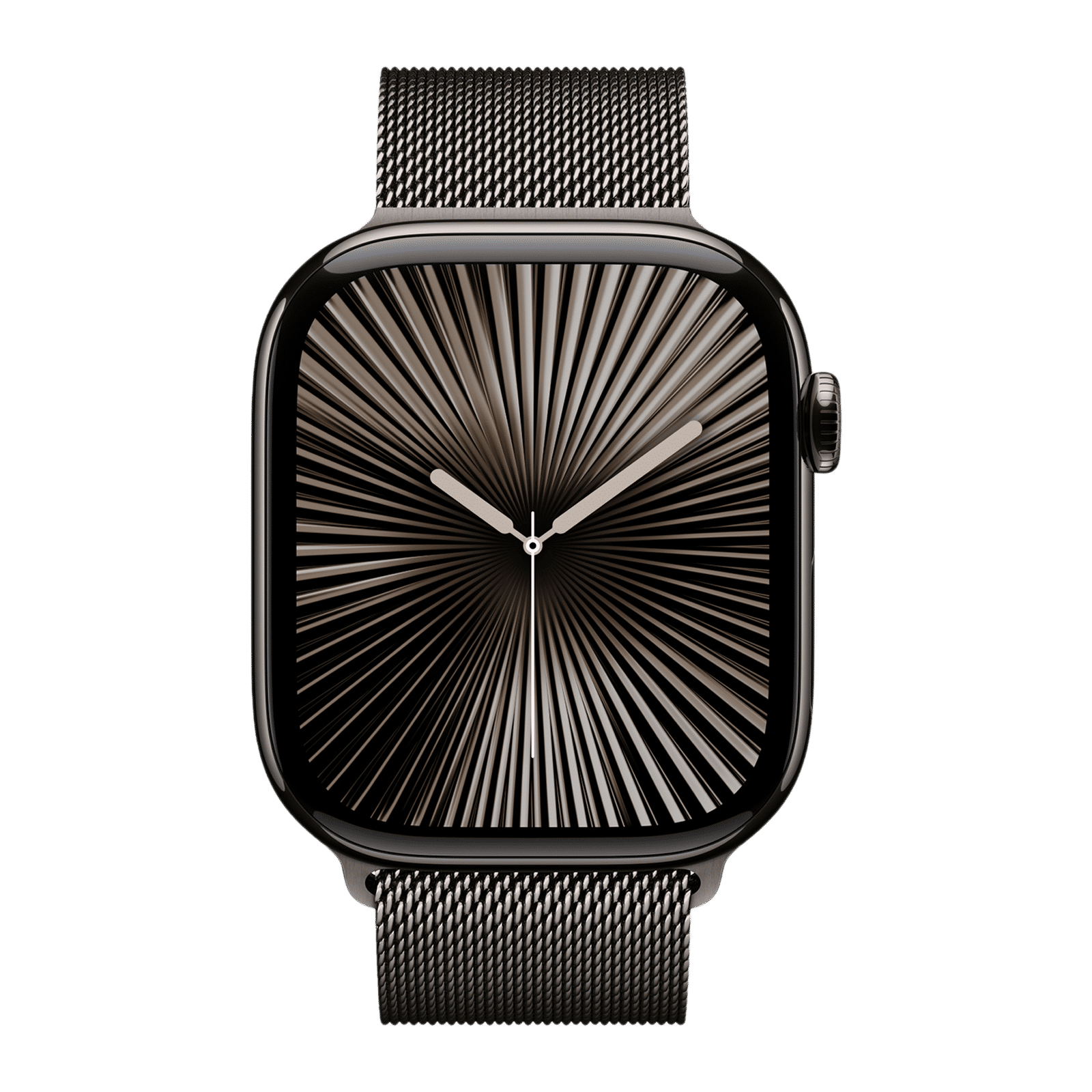 Apple Stainless Steel Magnetic Milanese Loop for Apple Watch (44mm / 45mm / 46mm / 49mm, M/L) (Physical Vapour Deposition Layer, Slate)_3