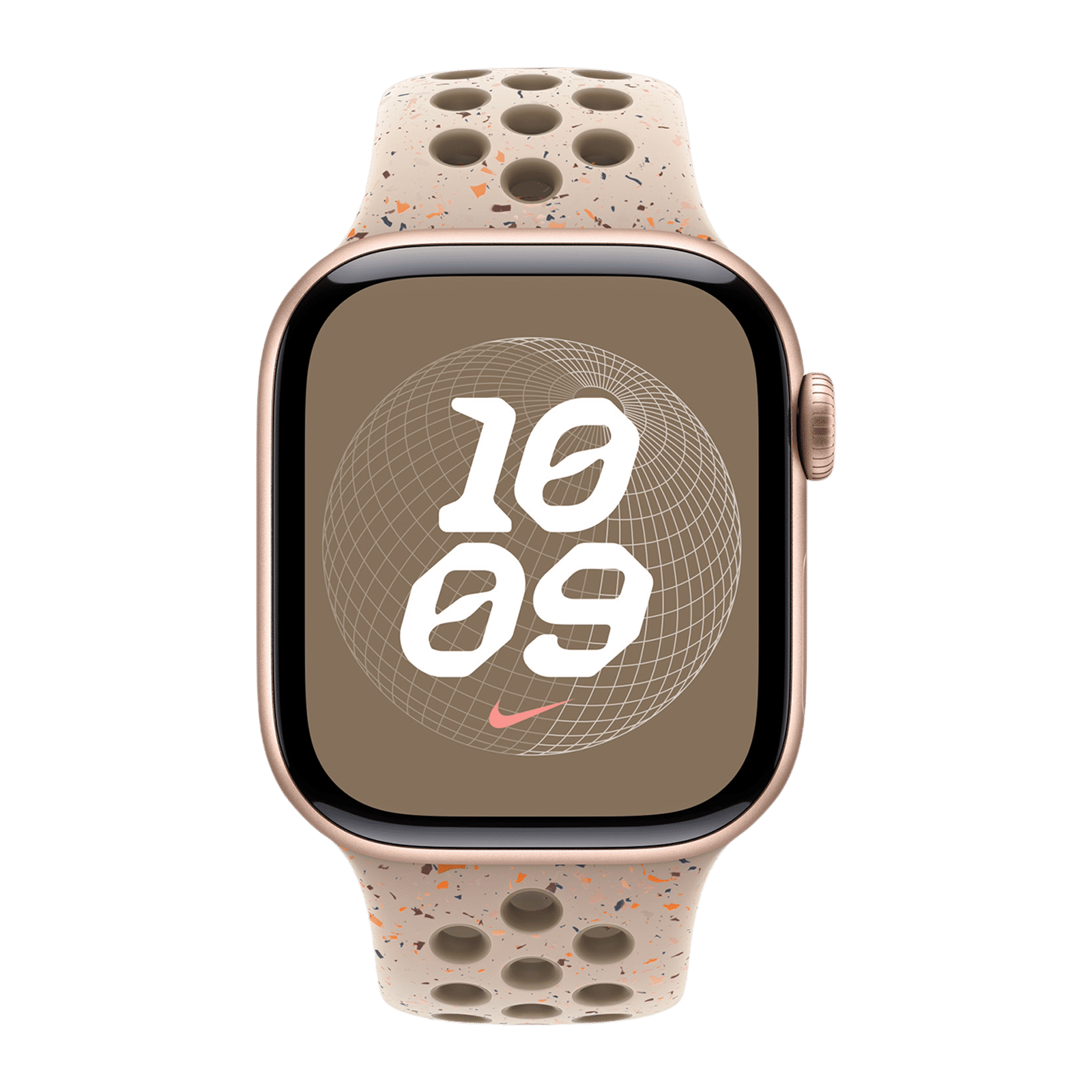 Apple Aluminium & Fluoroelastomer Nike Sport Band for Apple Watch (38mm / 40mm / 41mm / 42mm, M/L) (Durable & Strong, Desert Stone)_3