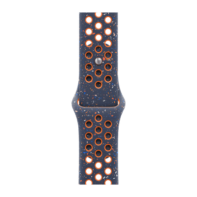 Apple Aluminium & Fluoroelastomer Nike Sport Band for Apple Watch (38mm / 40mm / 41mm / 42mm, M/L) (Durable & Strong, Blue Flame)