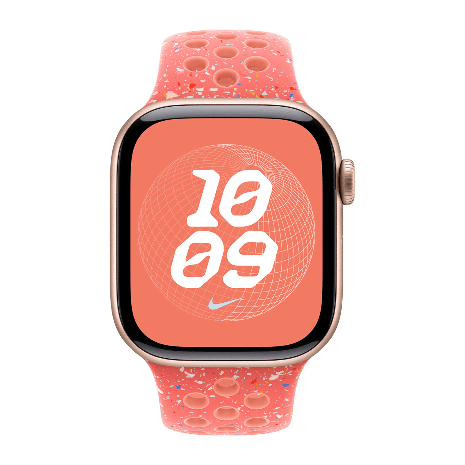 Apple Aluminium & Fluoroelastomer Nike Sport Band for Apple Watch (38mm / 40mm / 41mm / 42mm, M/L) (Durable & Strong, Magic Ember) Apple Aluminium & Fluoroelastomer Nike Sport Band for Apple Watch (38mm / 40mm / 41mm / 42mm, M/L) (Durable & Strong, Magic Ember)_3